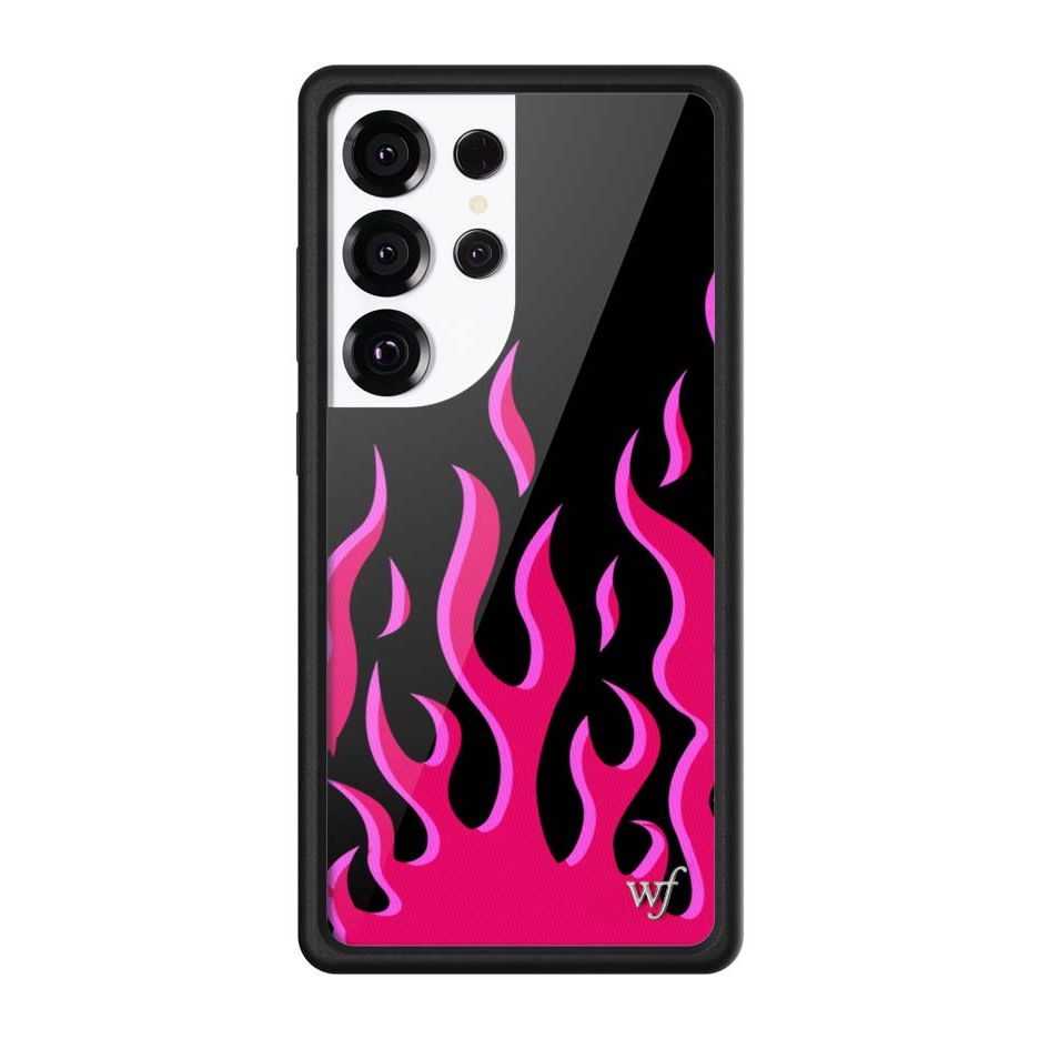 Flames | Black &amp; Red Samsung Galaxy Case