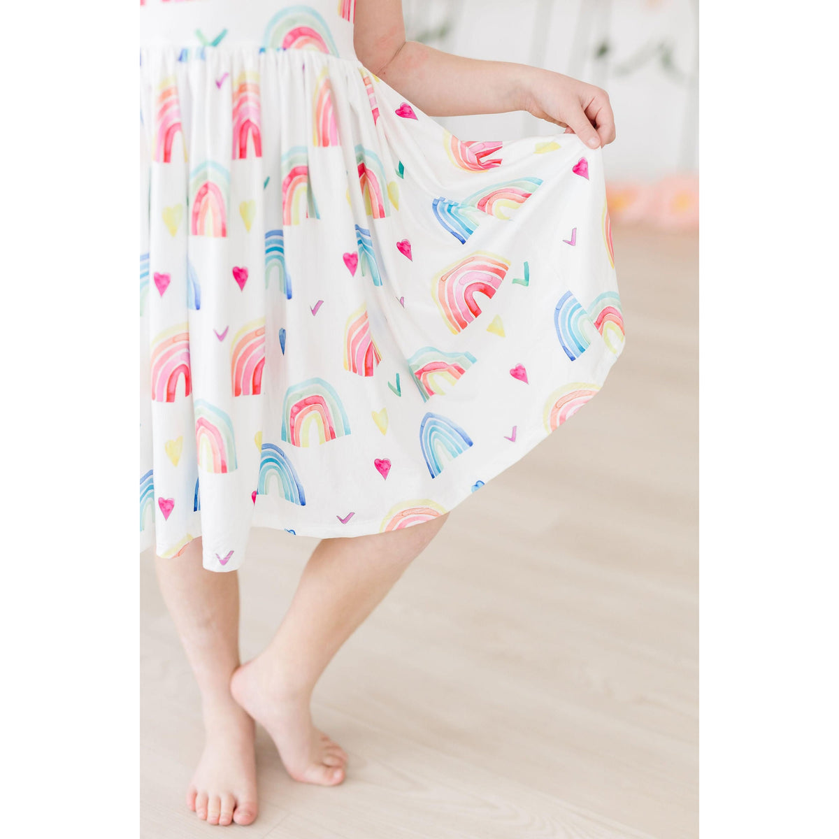 Radiant Rainbows Tank Twirl Dress