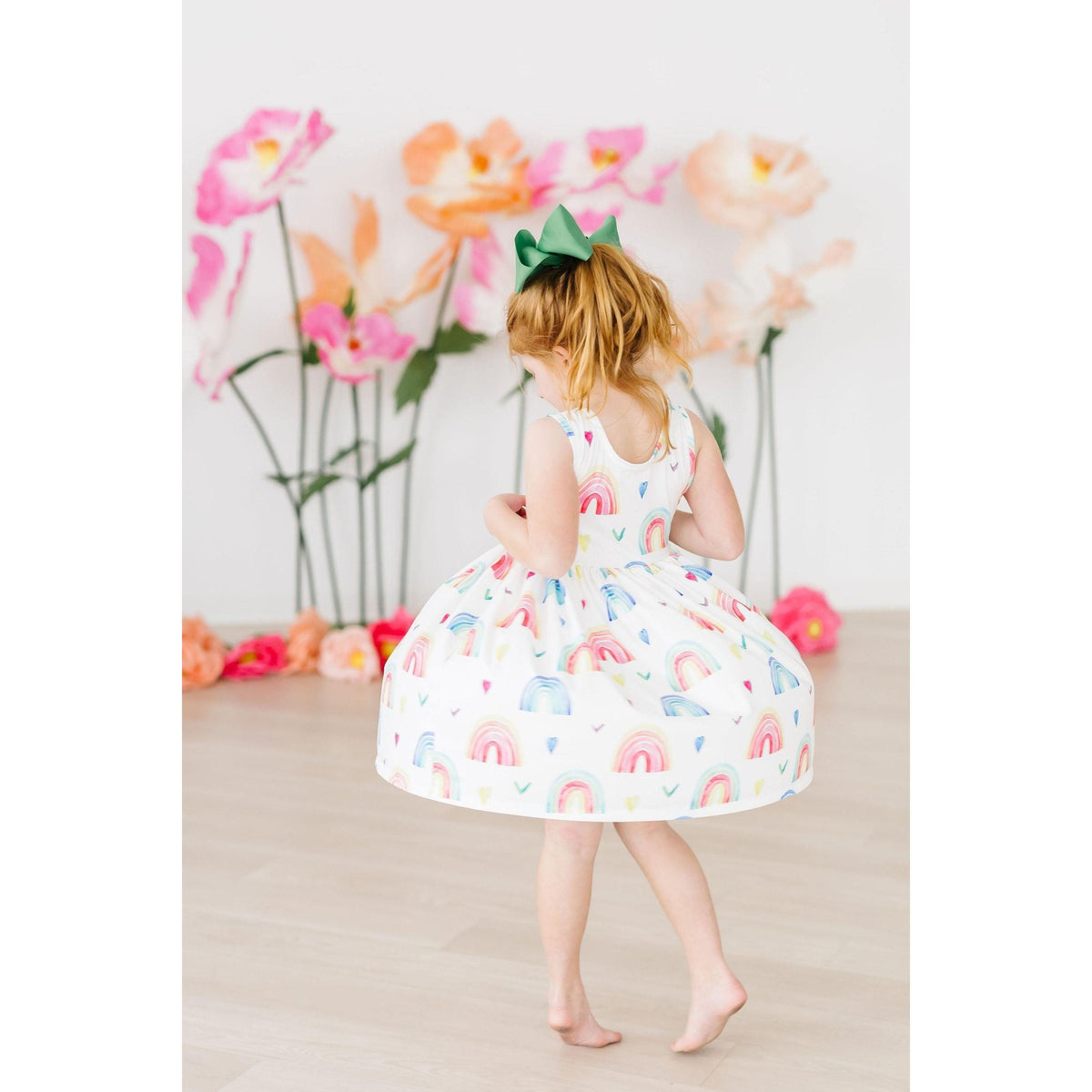 Radiant Rainbows Tank Twirl Dress