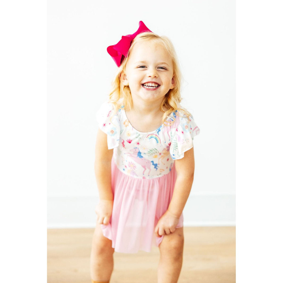 Rainbow Vibes S/S Twirl Leotard