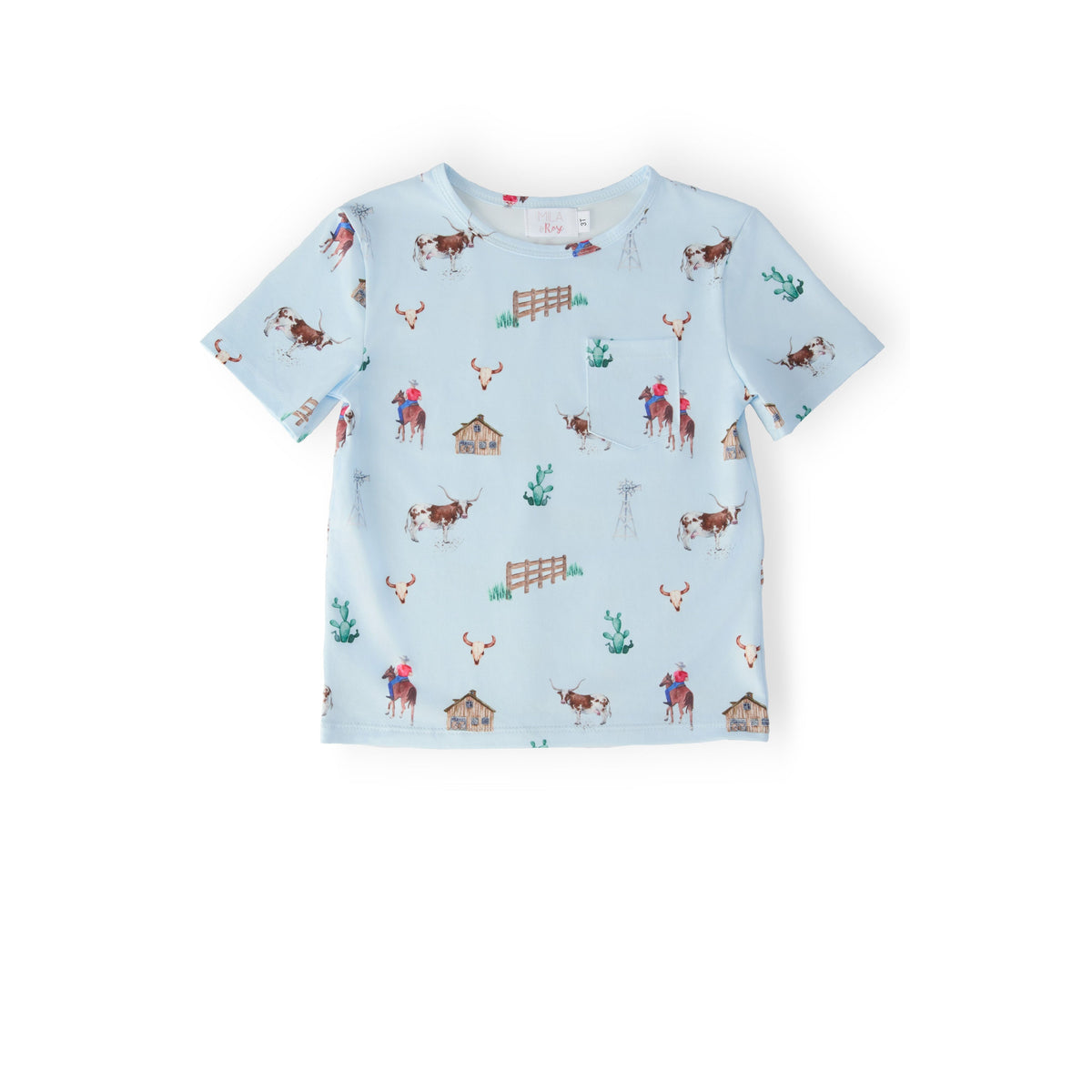 Boys Ranch Hand S/S Pocket Tee
