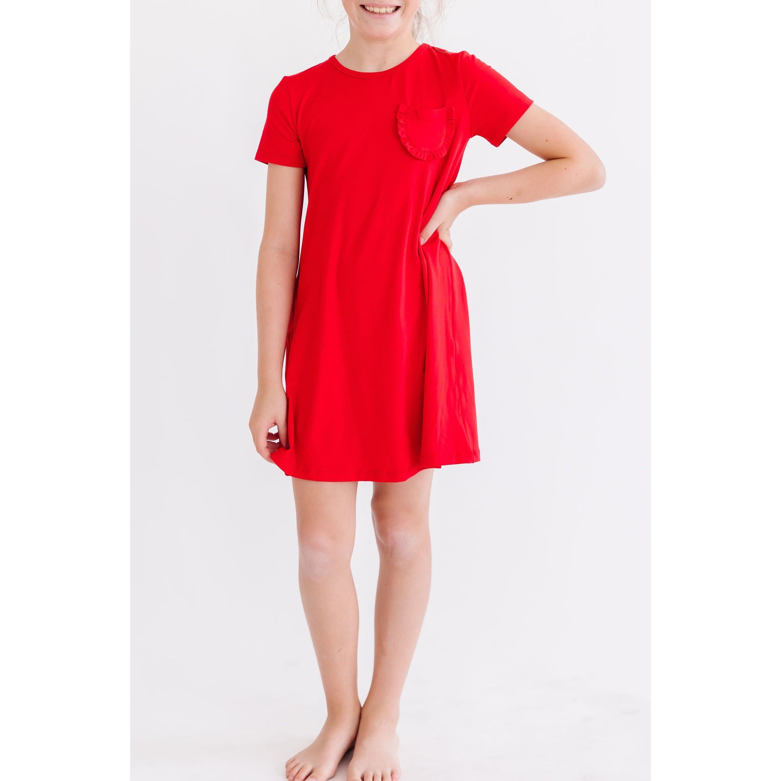 Red T-Shirt Dress