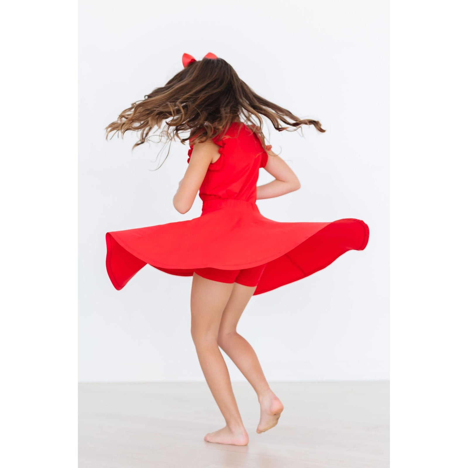 Red Twirl Skort
