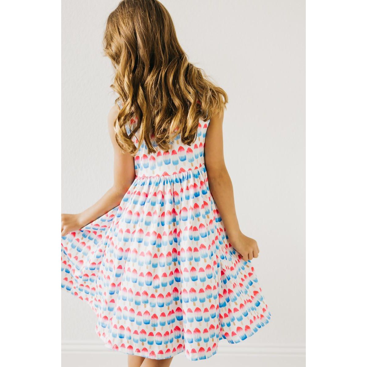Red, White & Cute Tank Twirl Dress