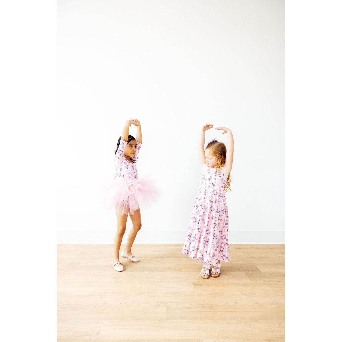 Retro Daydream 3/4 Sleeve Tutu Leotard