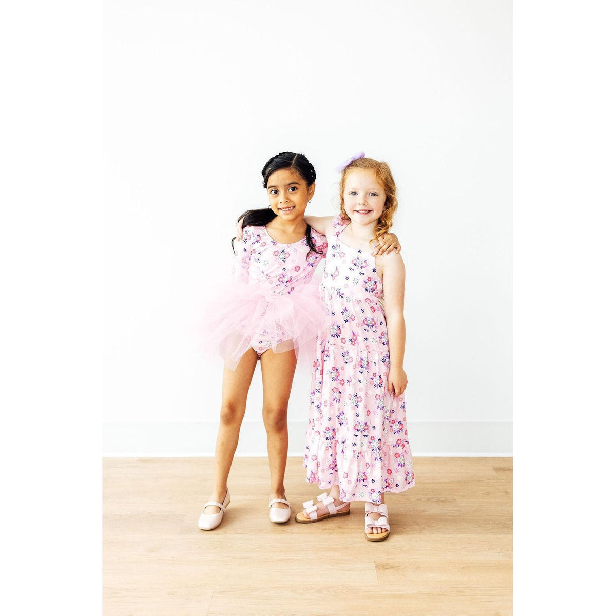 Retro Daydream 3/4 Sleeve Tutu Leotard