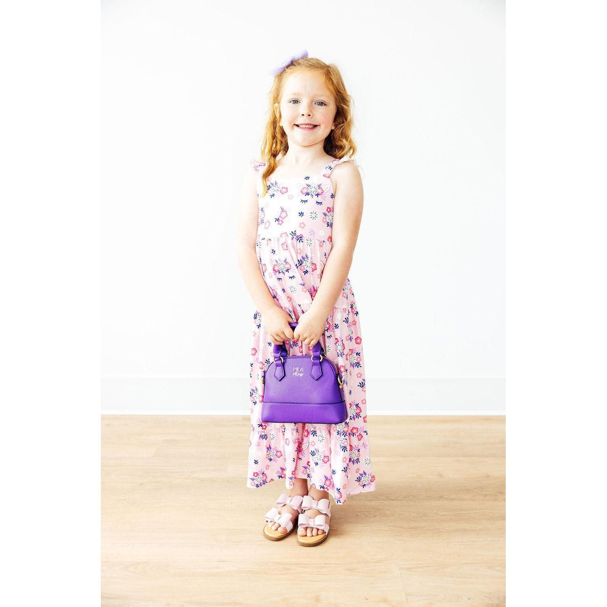 Retro Daydream Ruffle Maxi Dress
