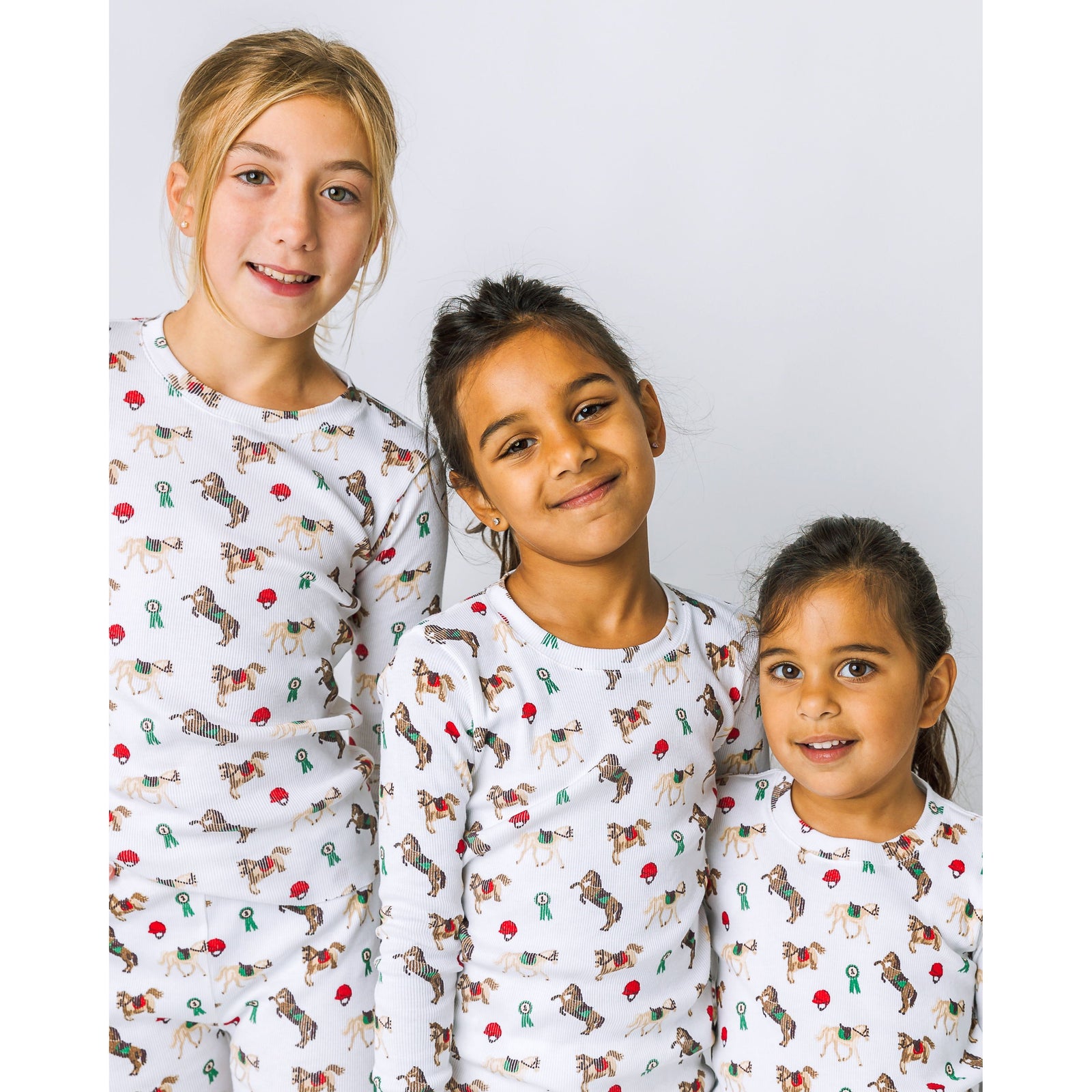 The Organic Long Sleeve Pajama Set [Riding Ponies]