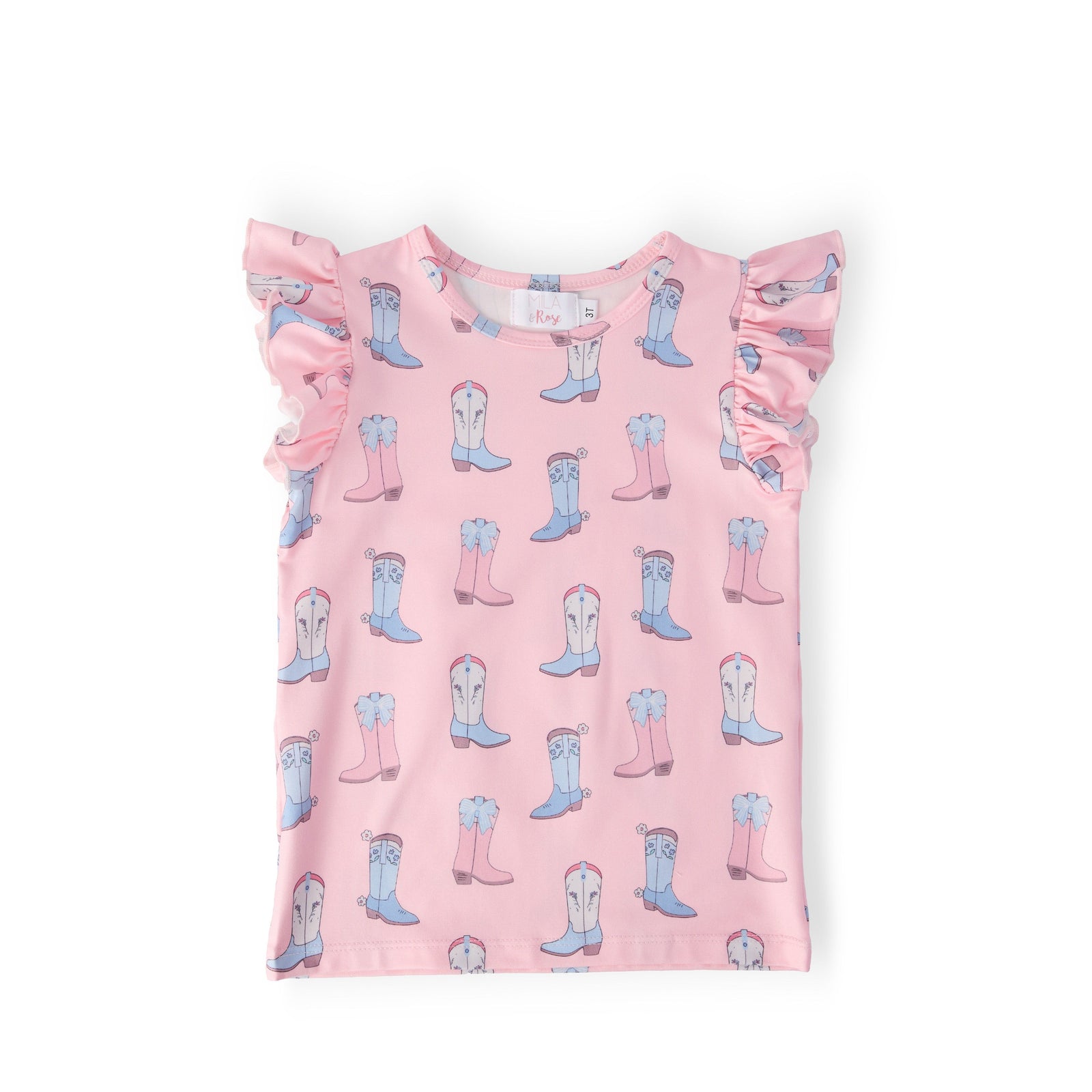 Ribbons & Rodeos S/S Ruffle Tee