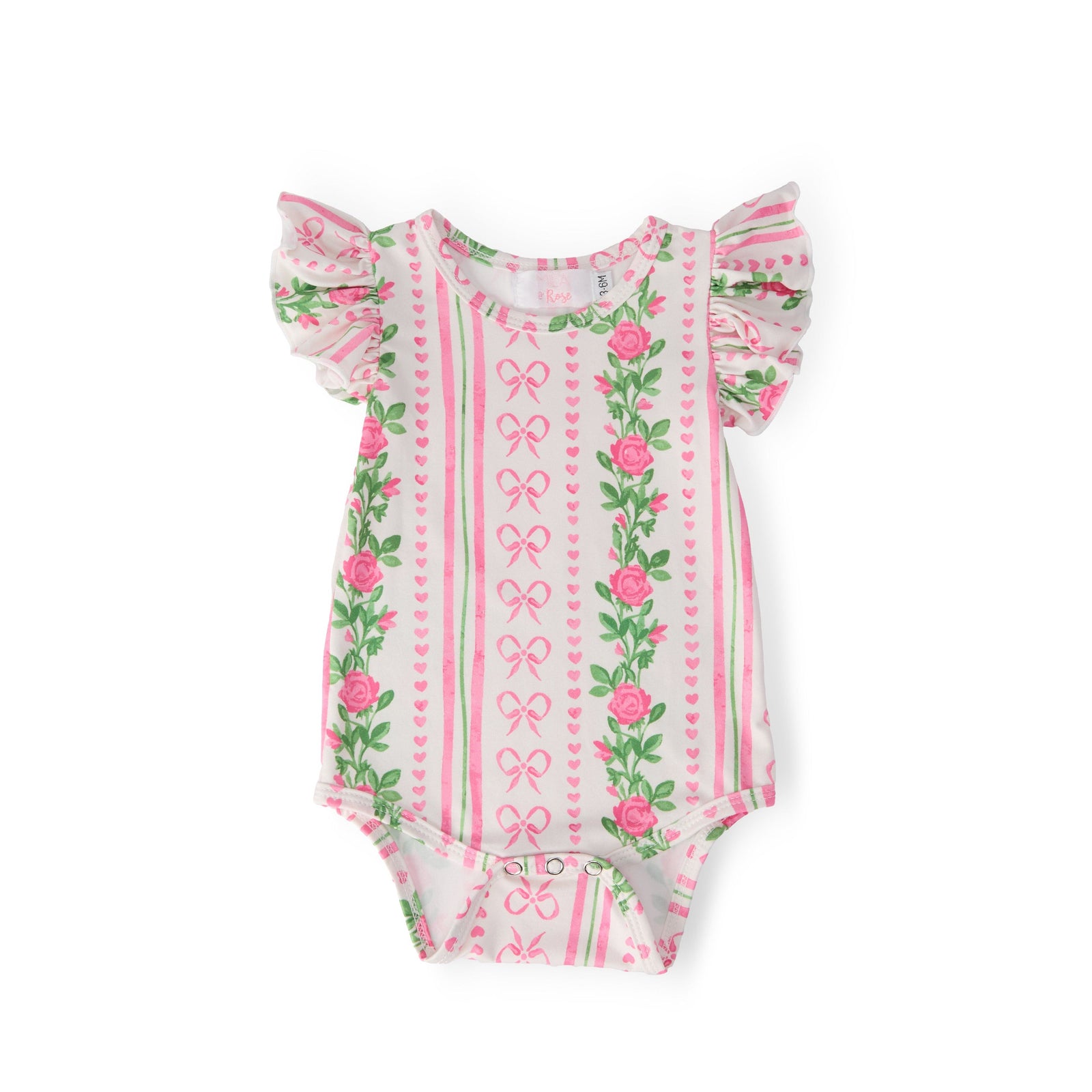 Rosebud Bows S/S Flutter Bodysuit