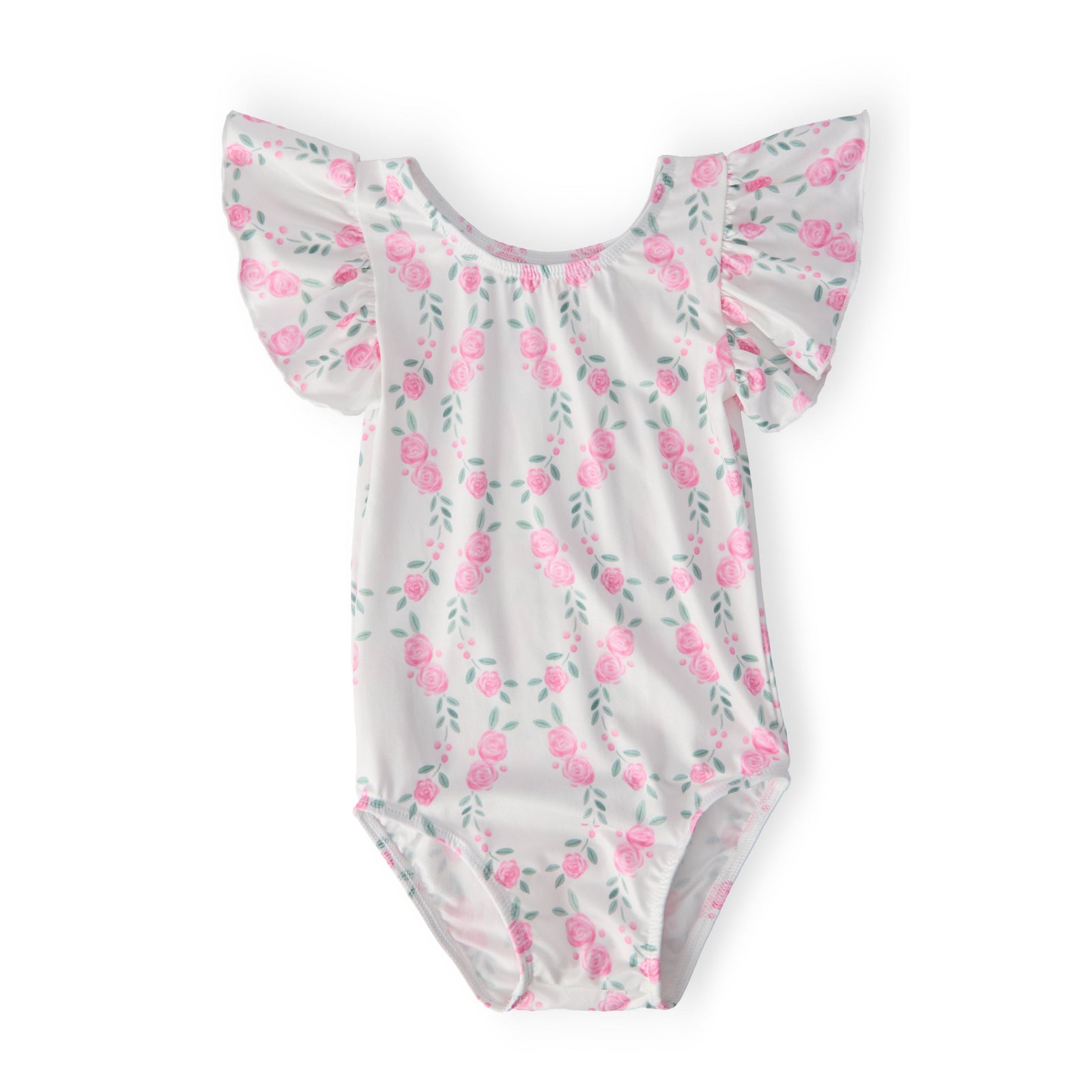 Rosie Posie S/S Flutter Sleeve Leotard