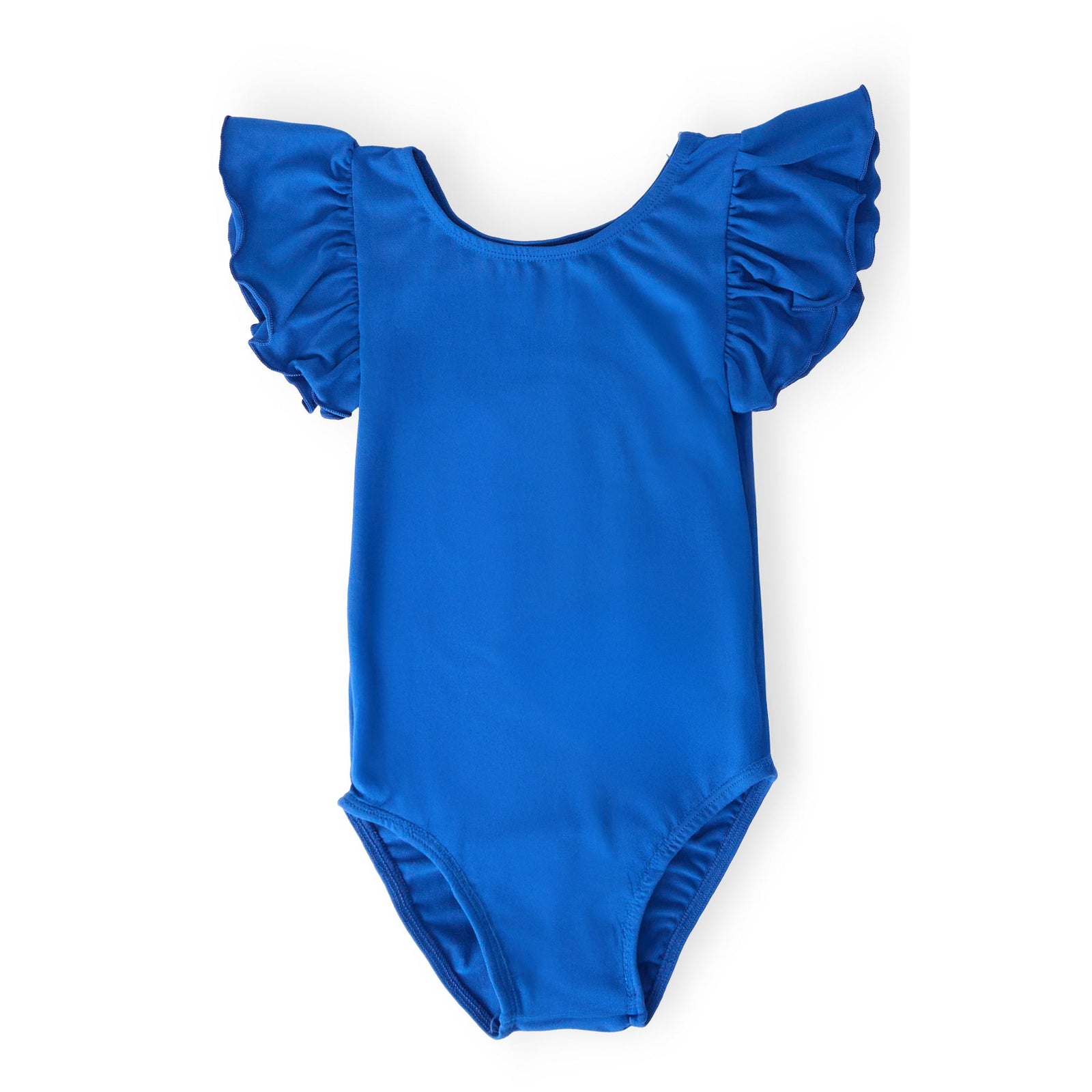 Royal Blue S/S Flutter Sleeve Leotard
