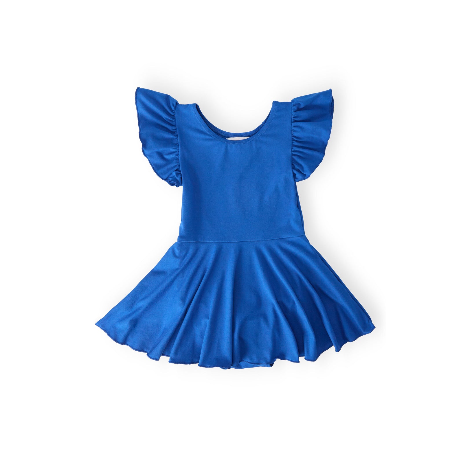 Royal Blue S/S Twirl Leotard