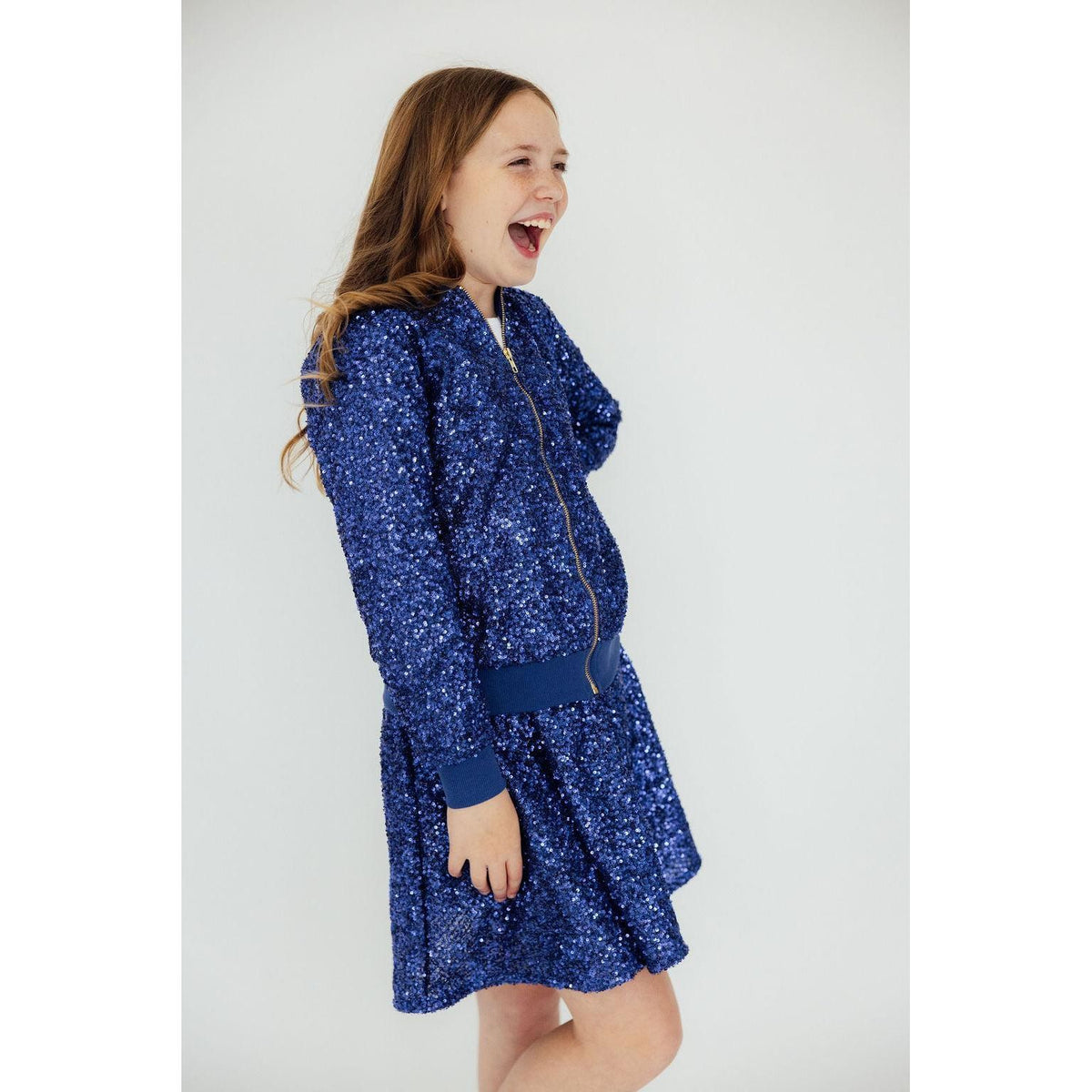 Royal Blue Sequin Jacket