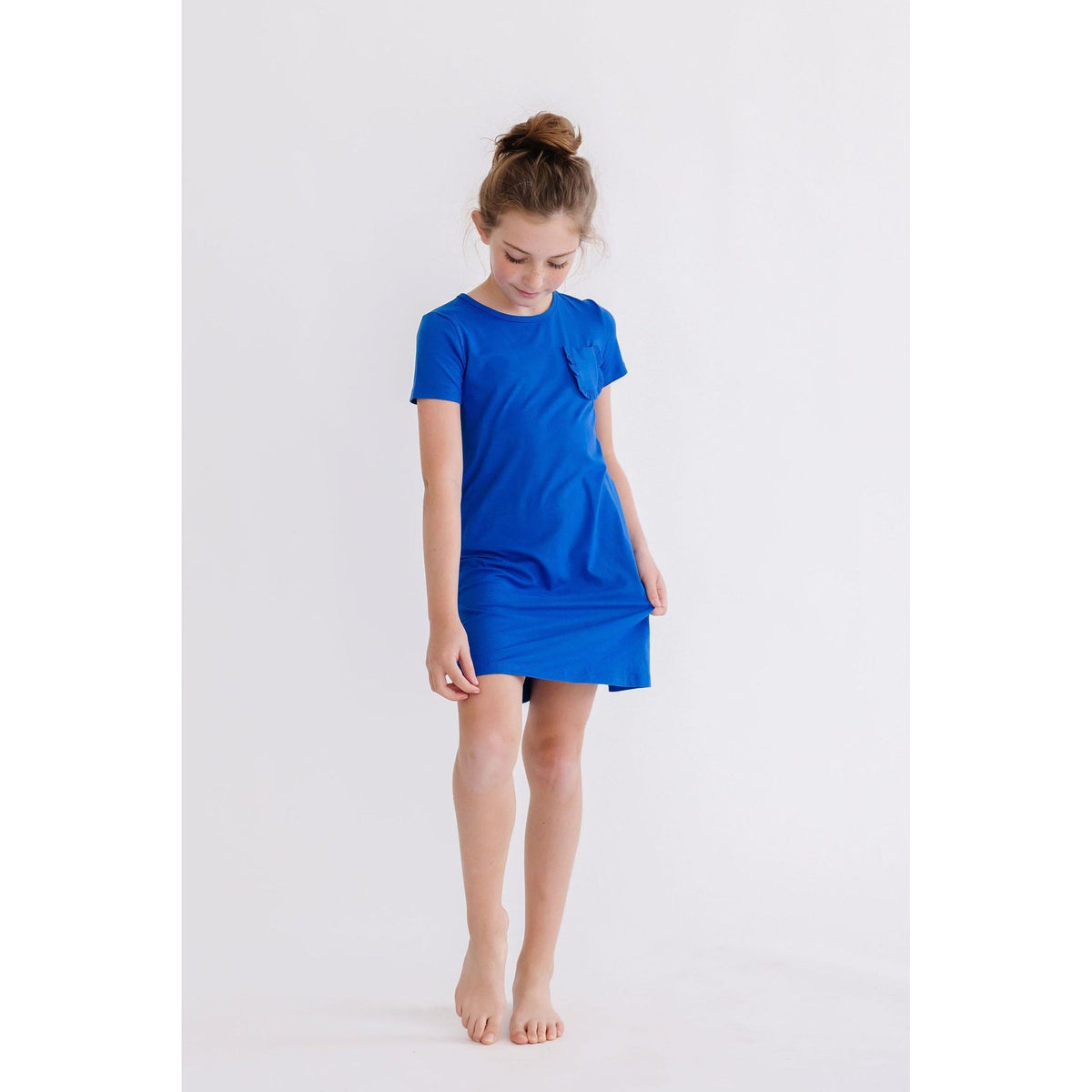 Royal Blue T-Shirt Dress