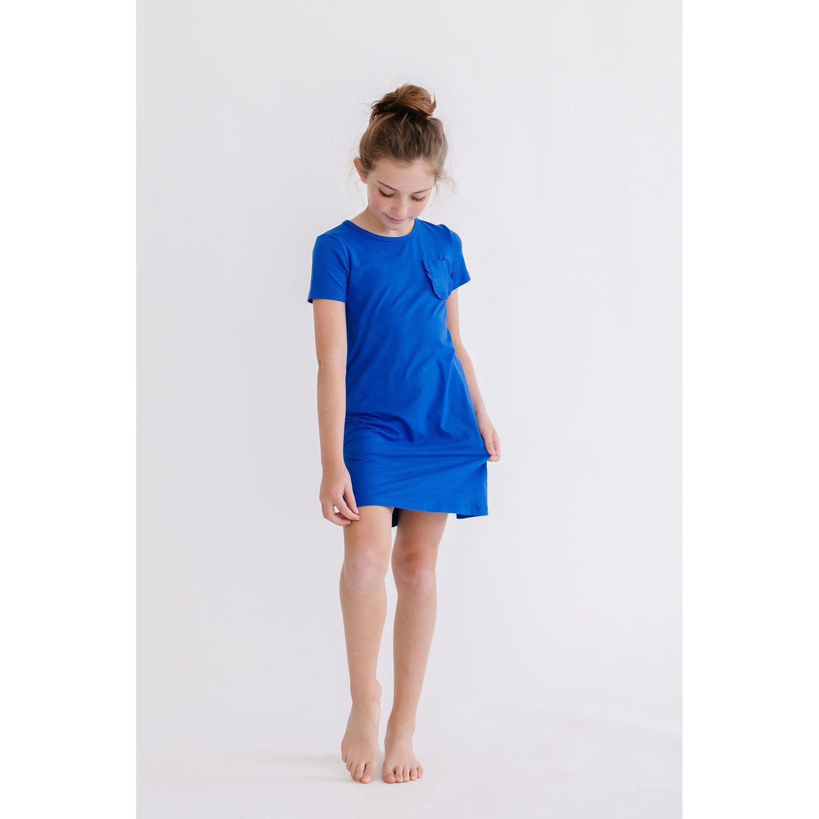Royal Blue T-Shirt Dress
