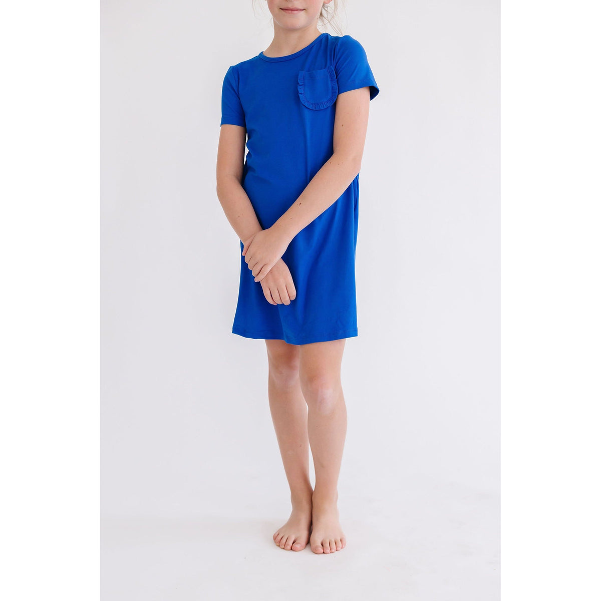 Royal Blue T-Shirt Dress