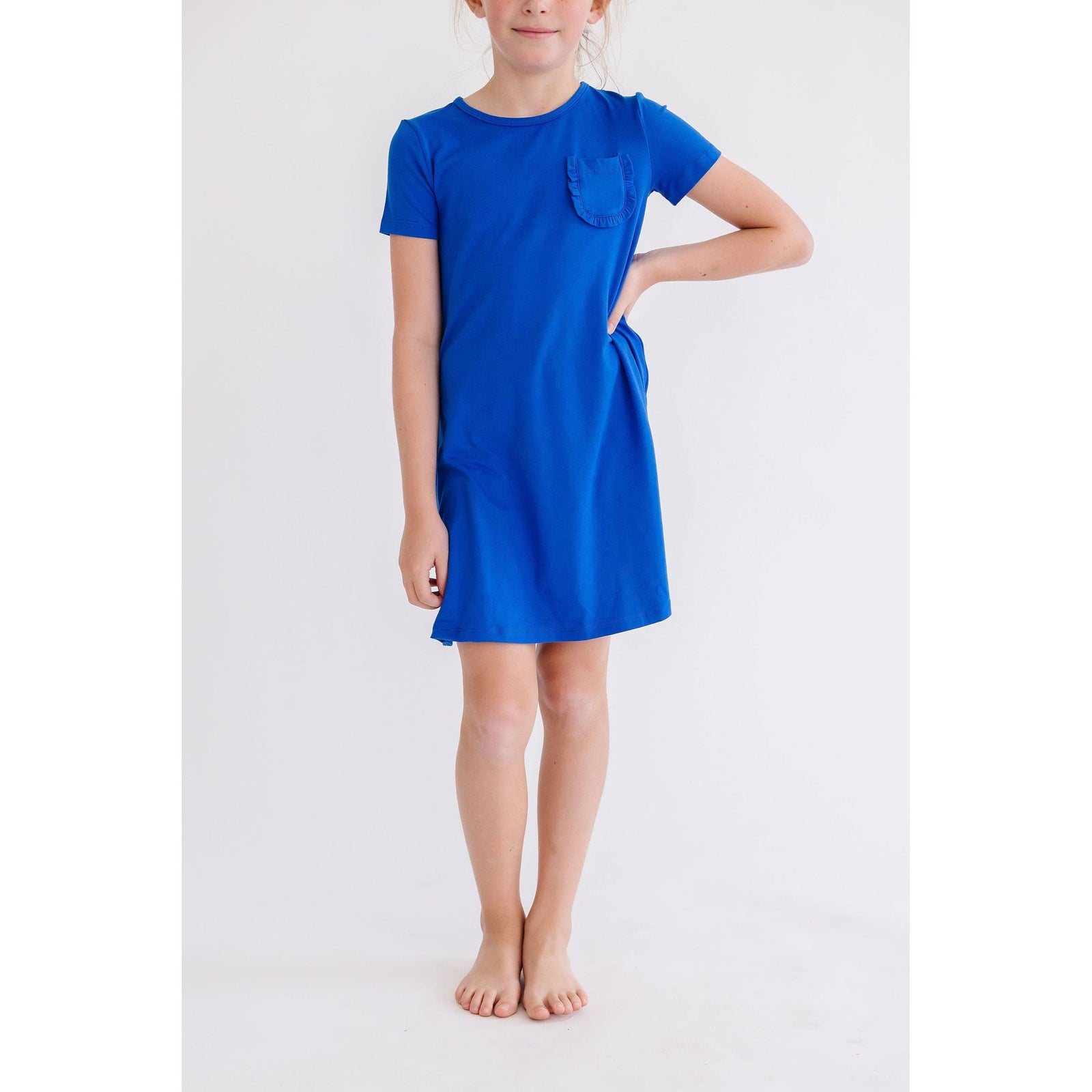 Royal Blue T-Shirt Dress