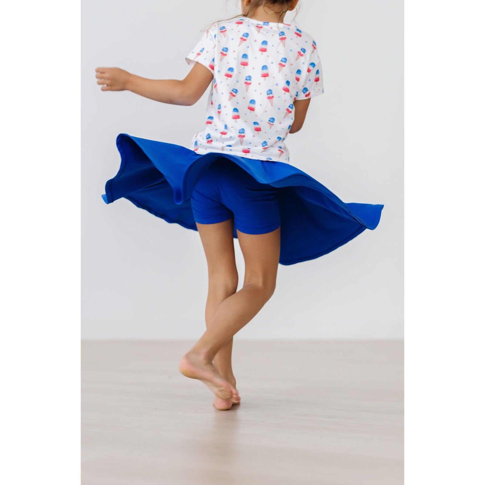 Royal Blue Twirl Skort