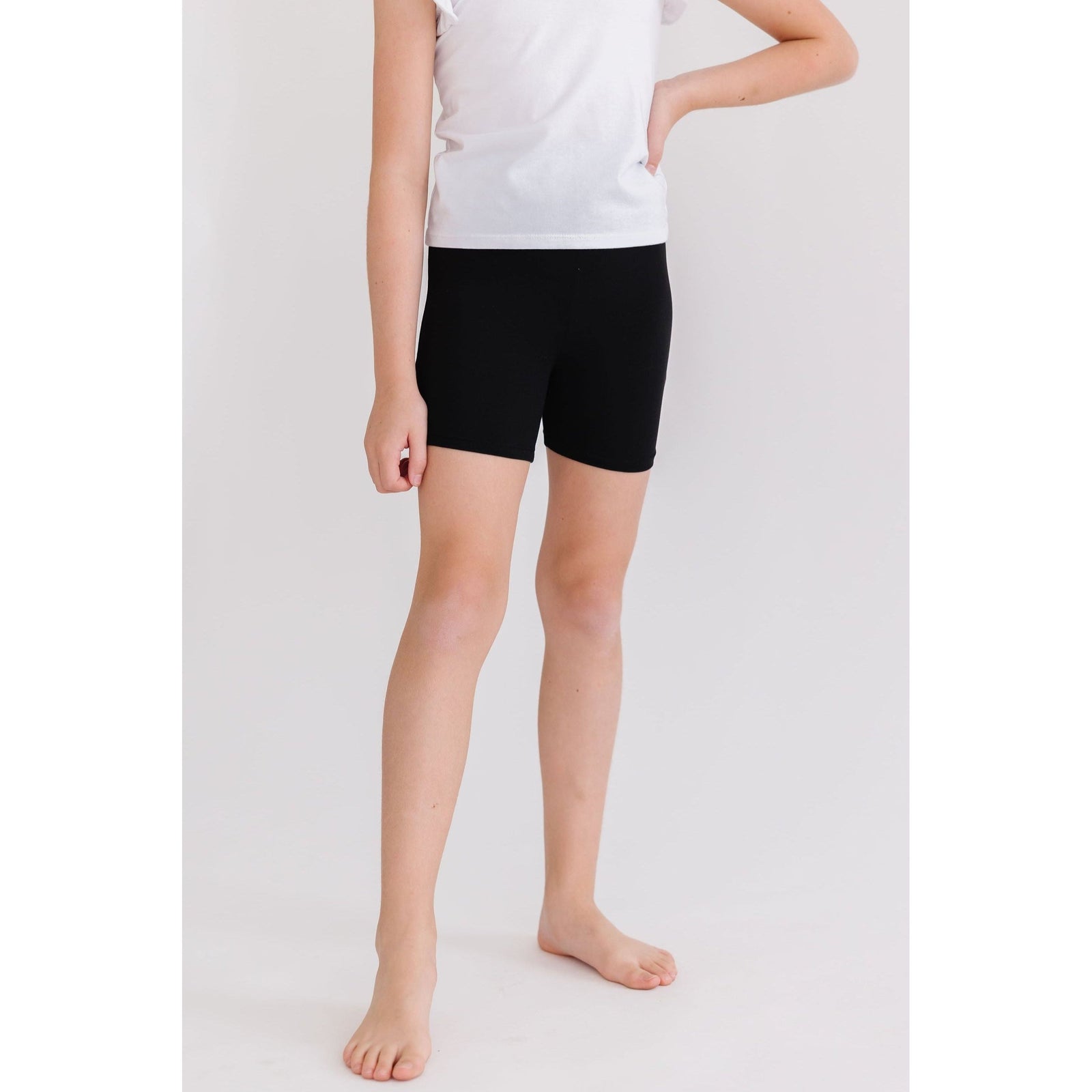 Black Twirl Shorts