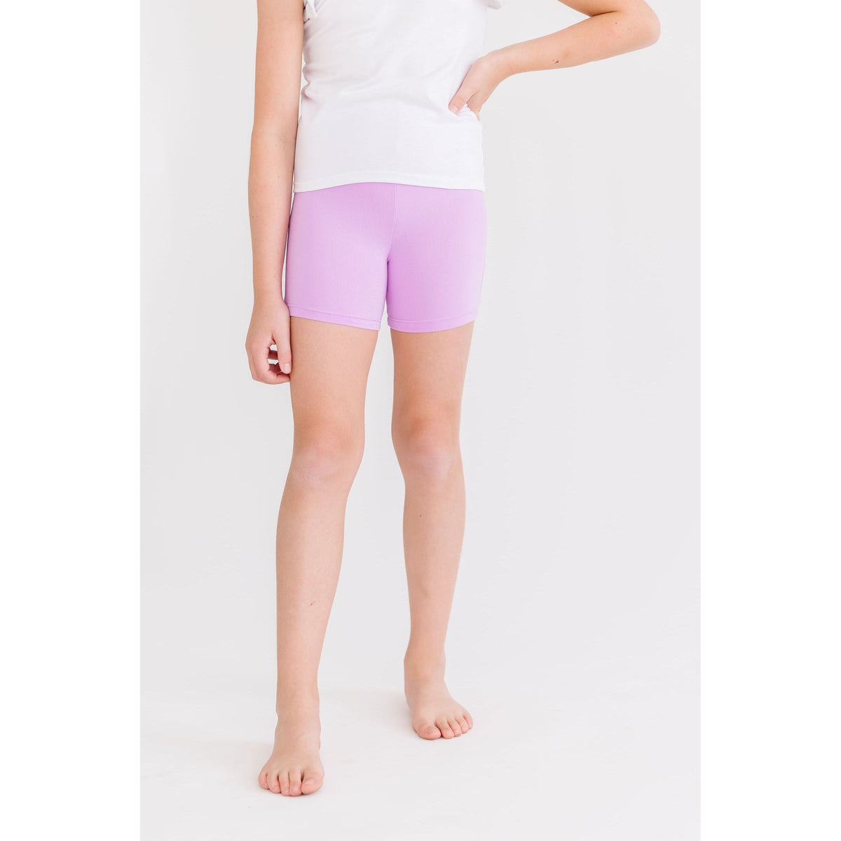 Bright Lilac Twirl Shorts