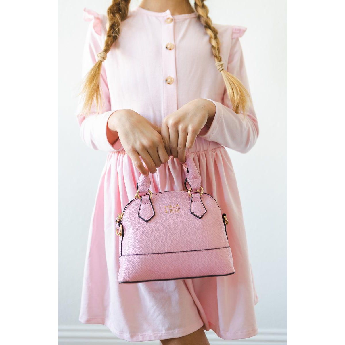 Bubblegum Pink Girl's Crossbody Purse