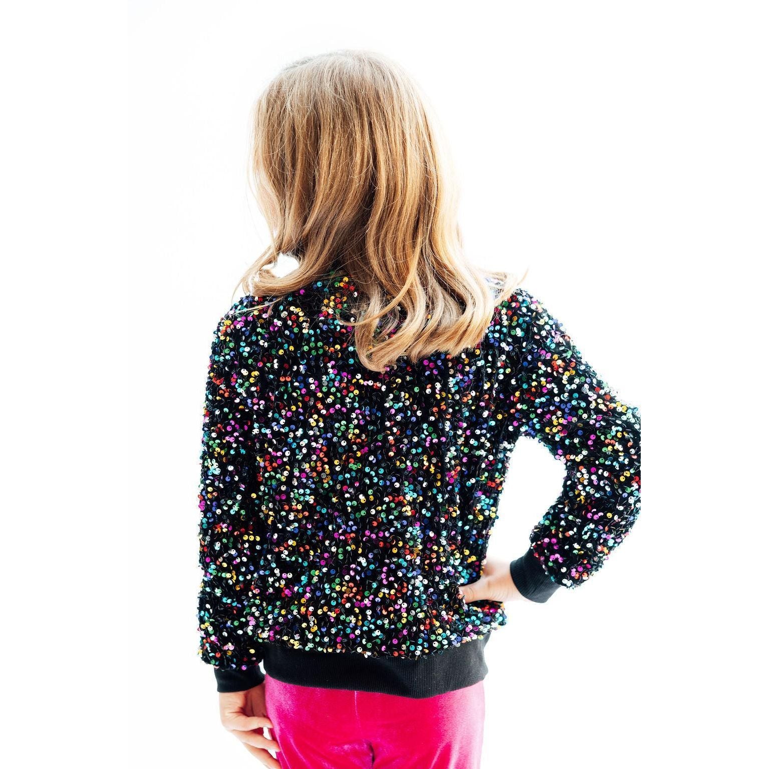 Confetti Velvet Sequin Jacket