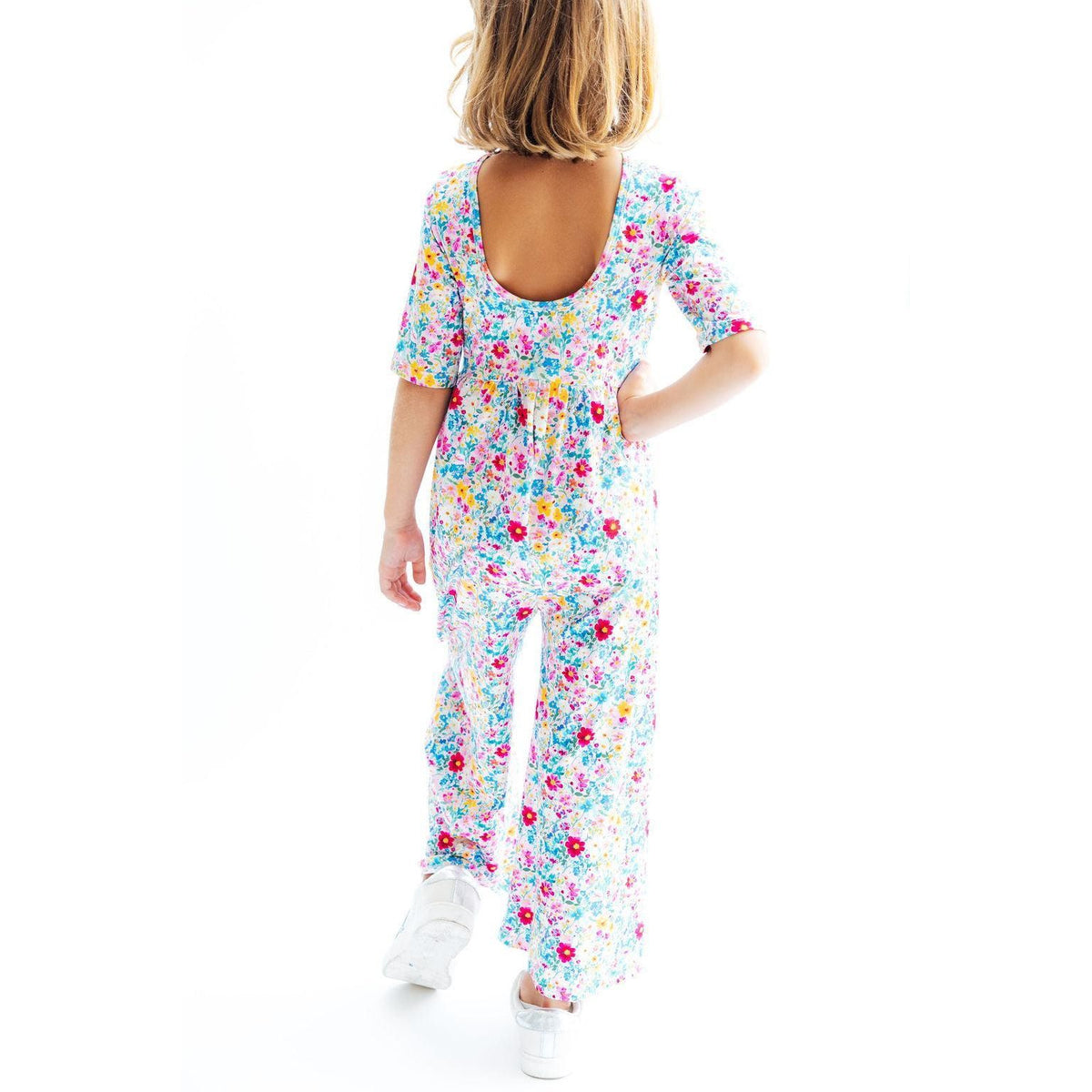 Fluttering Flowers Wide Leg Jumpsuit
