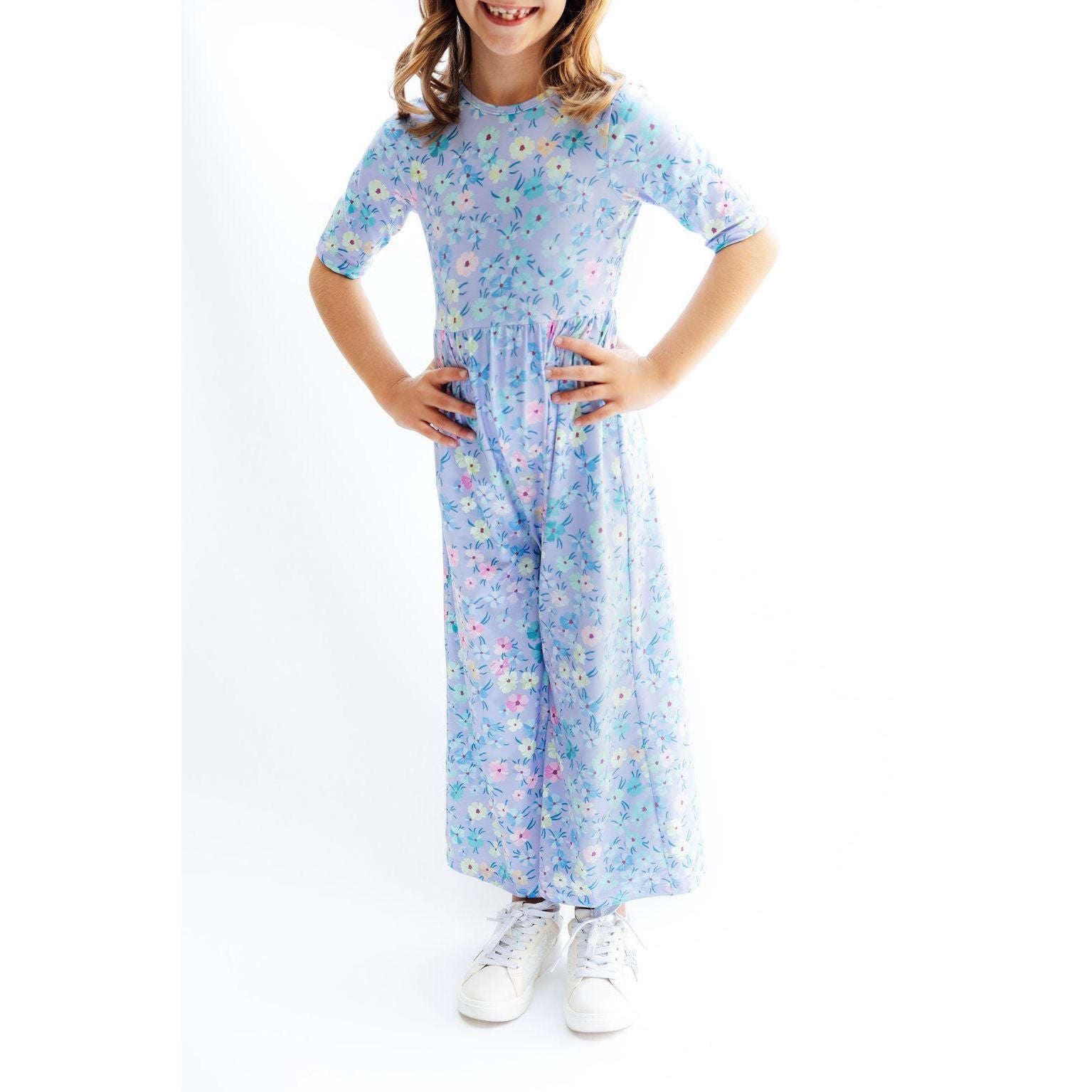 Petal Party Wide Leg Jumpsuit