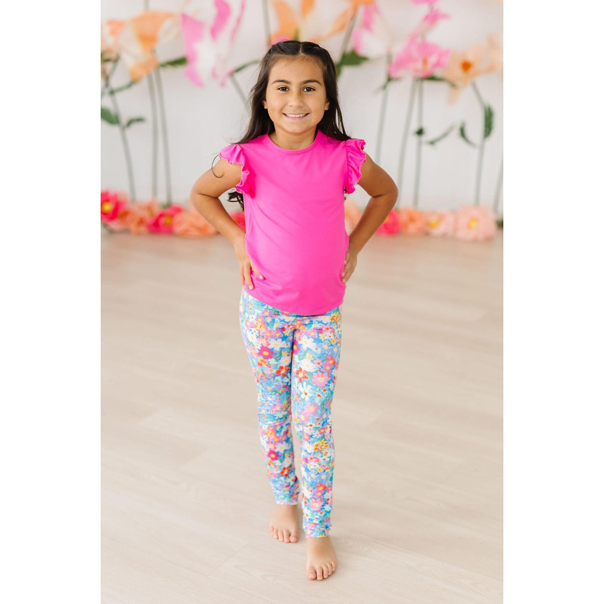 Preppy Floral Leggings