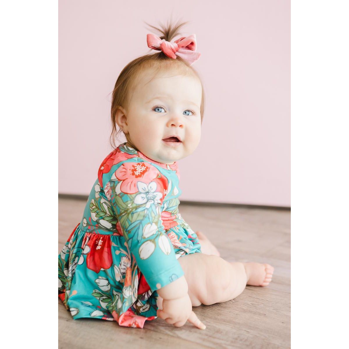 SALE After the Rain 3/4 Sleeve Twirl Bodysuit