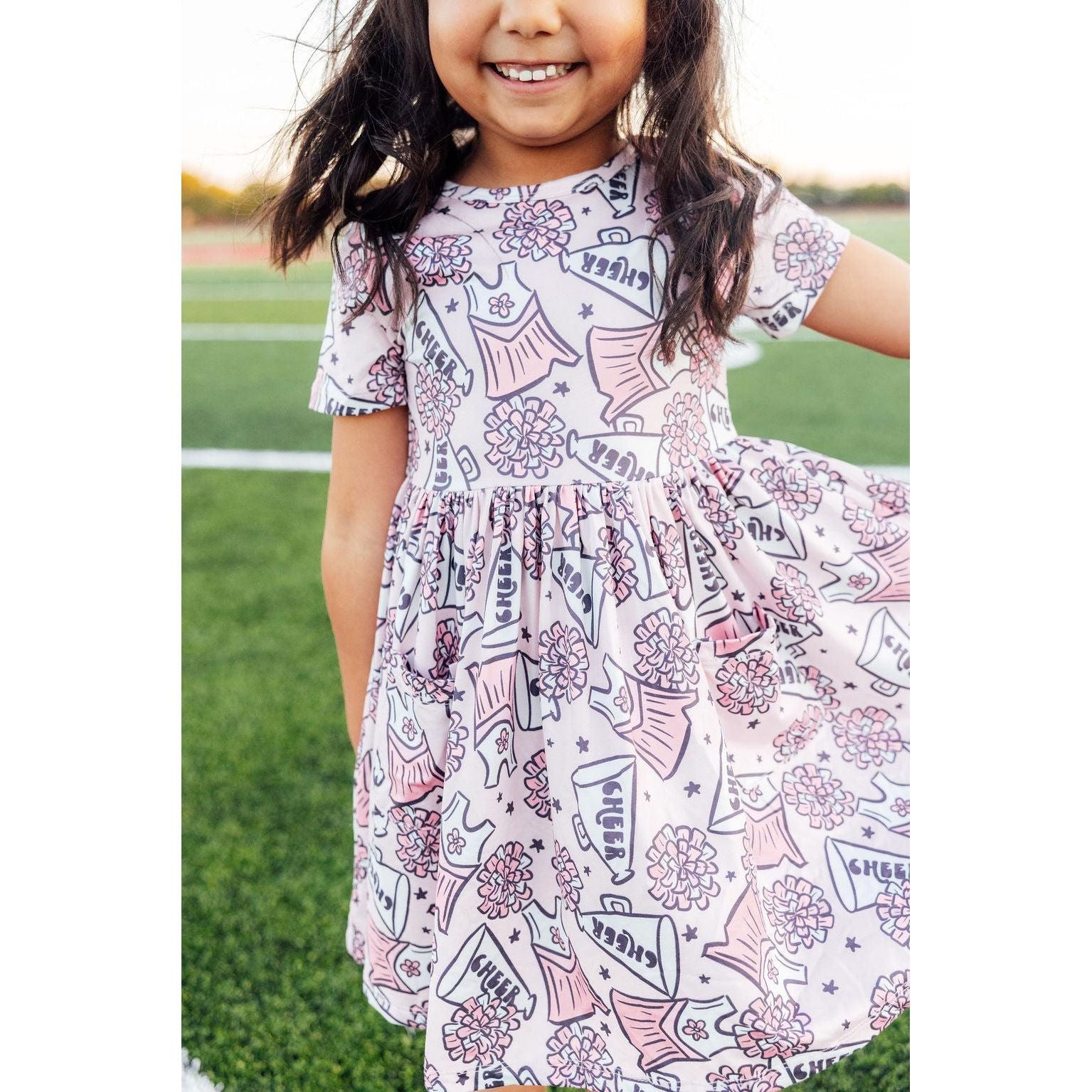 SALE Cheer S/S Pocket Twirl Dress