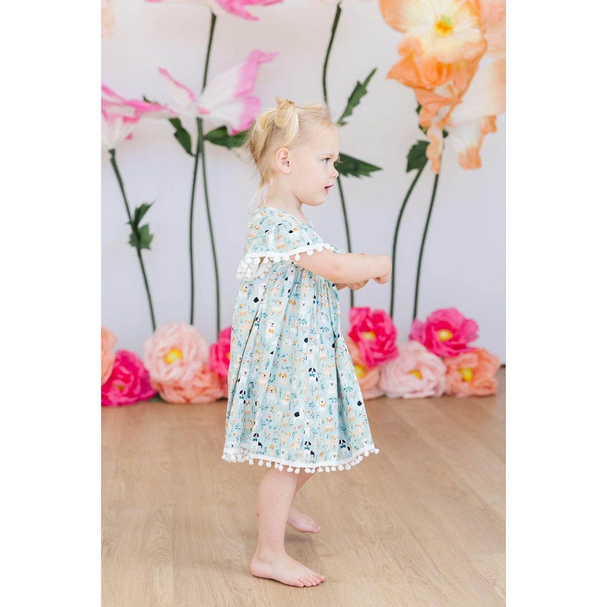 Furry Friends Pom Pom Dress