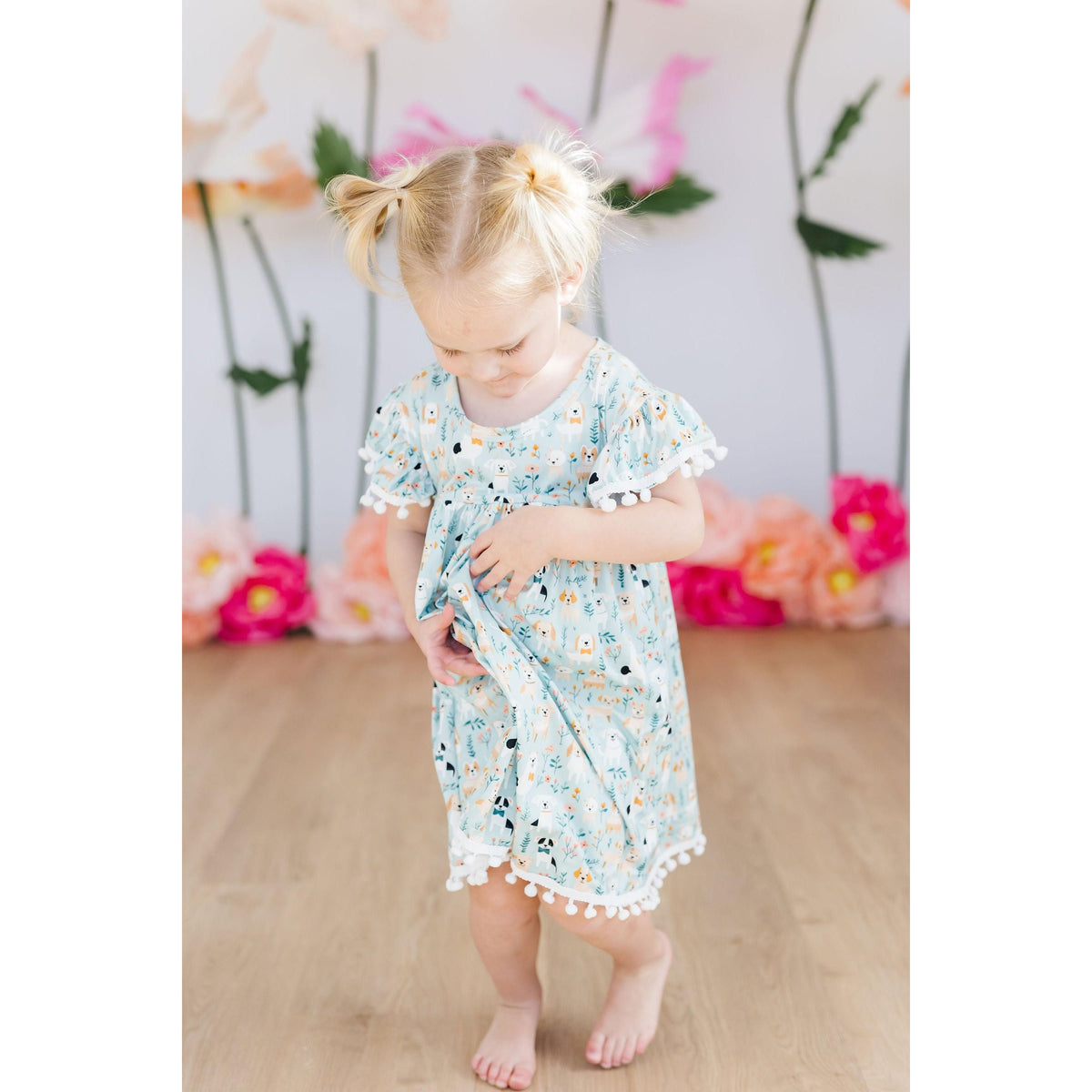 Furry Friends Pom Pom Dress