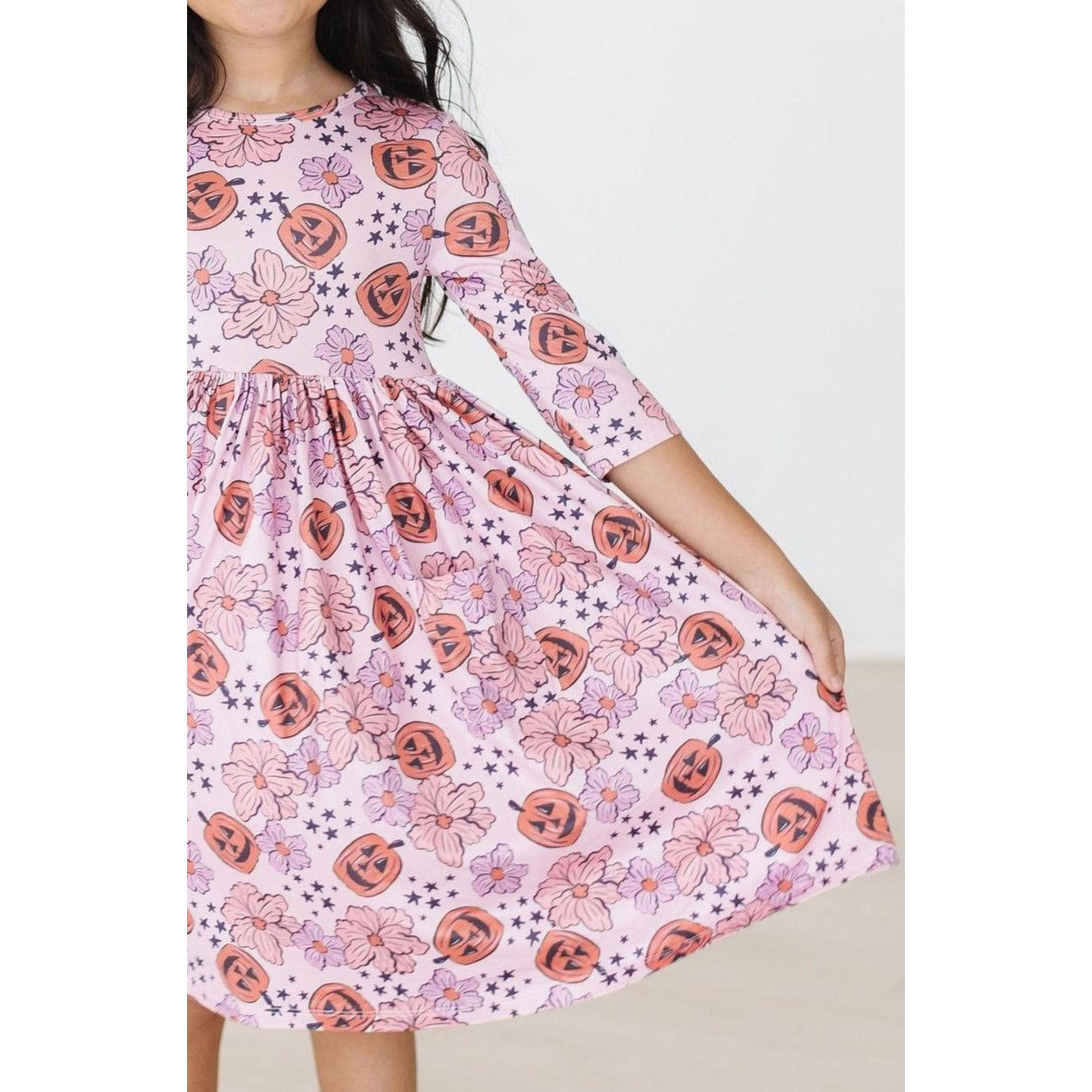 SALE Here for the Candy 3/4 Sleeve Pocket Twirl Dress