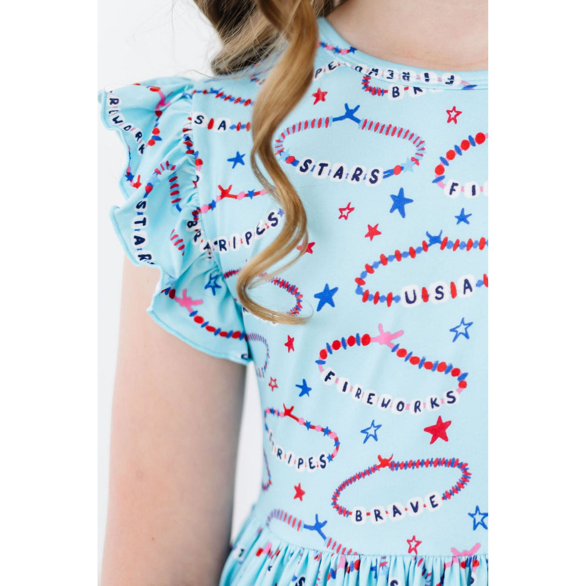 SALE Miss Americana (Mila's Version) Flutter Sleeve Twirl Dress