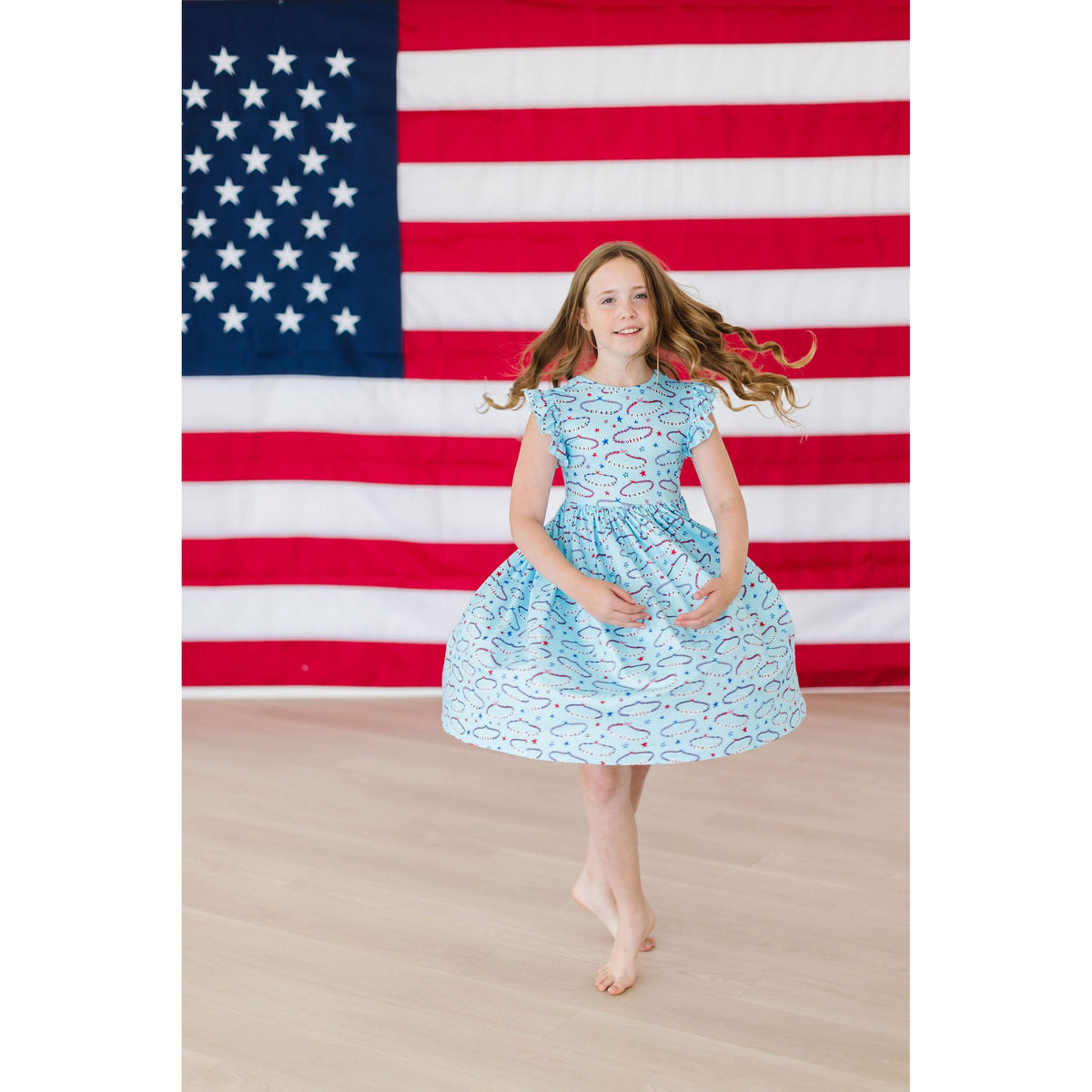 SALE Miss Americana (Mila's Version) Flutter Sleeve Twirl Dress