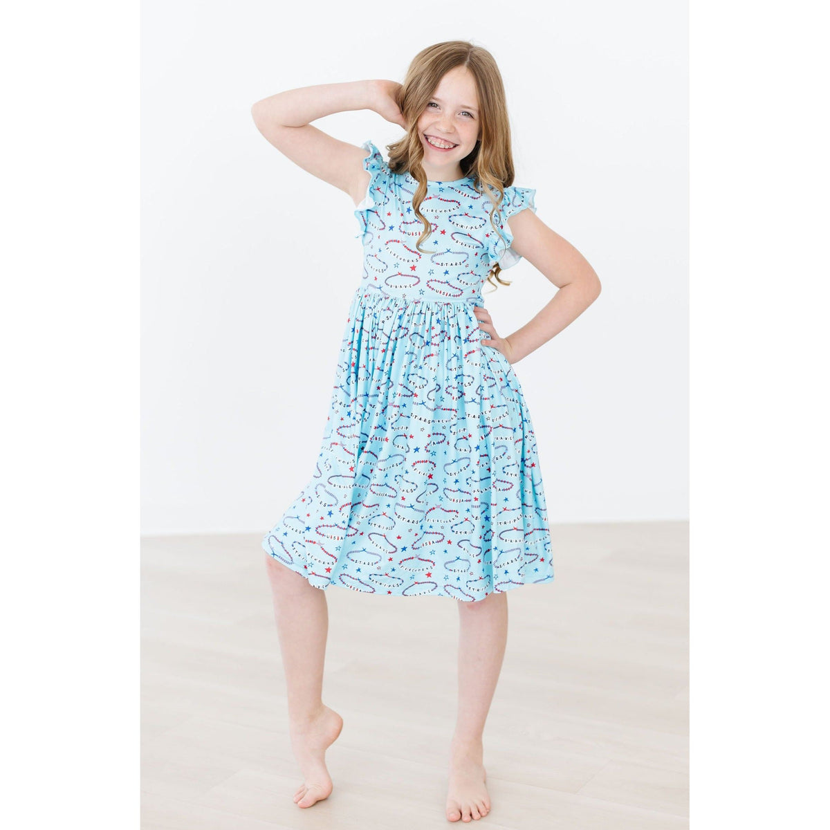 SALE Miss Americana (Mila's Version) Flutter Sleeve Twirl Dress
