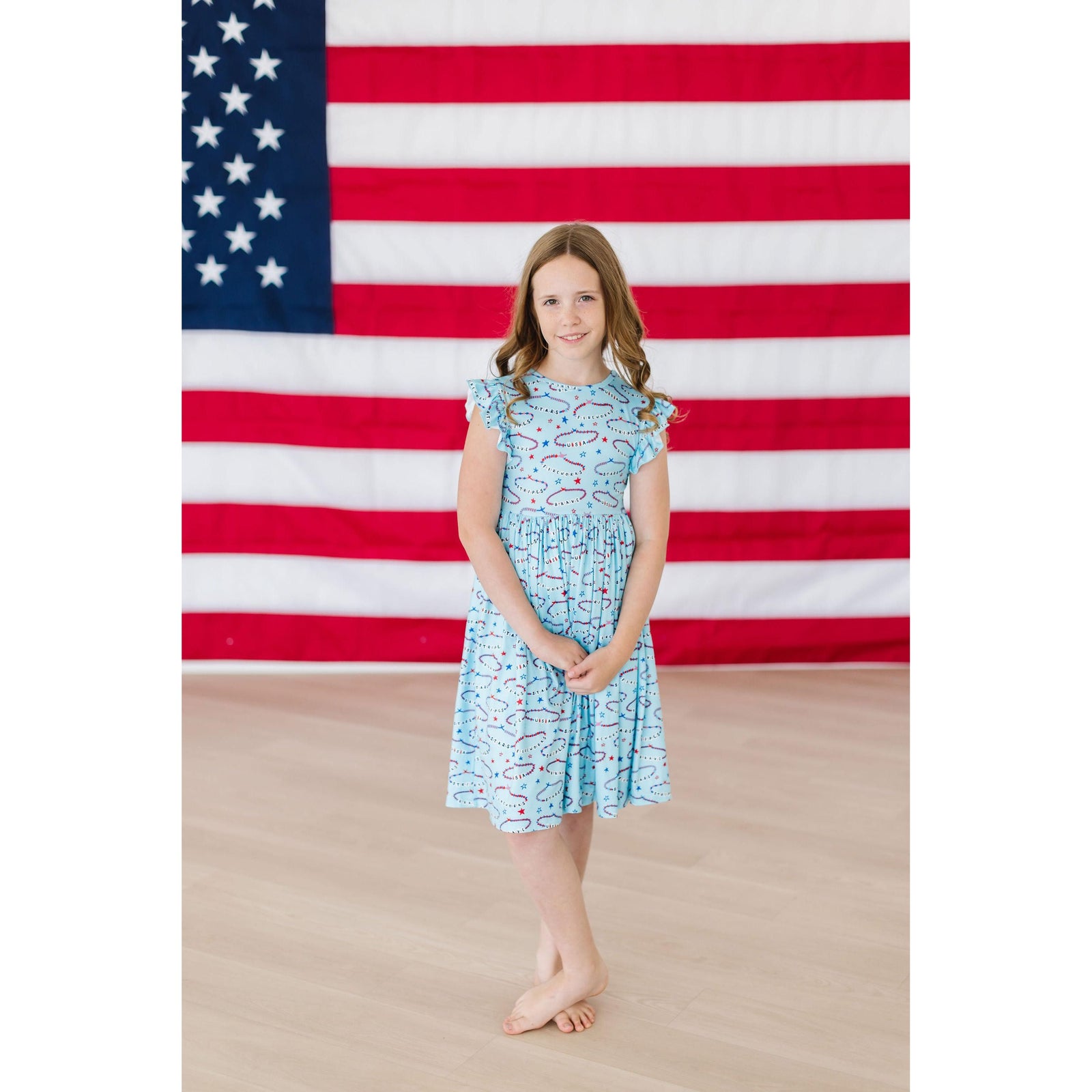 SALE Miss Americana (Mila's Version) Flutter Sleeve Twirl Dress