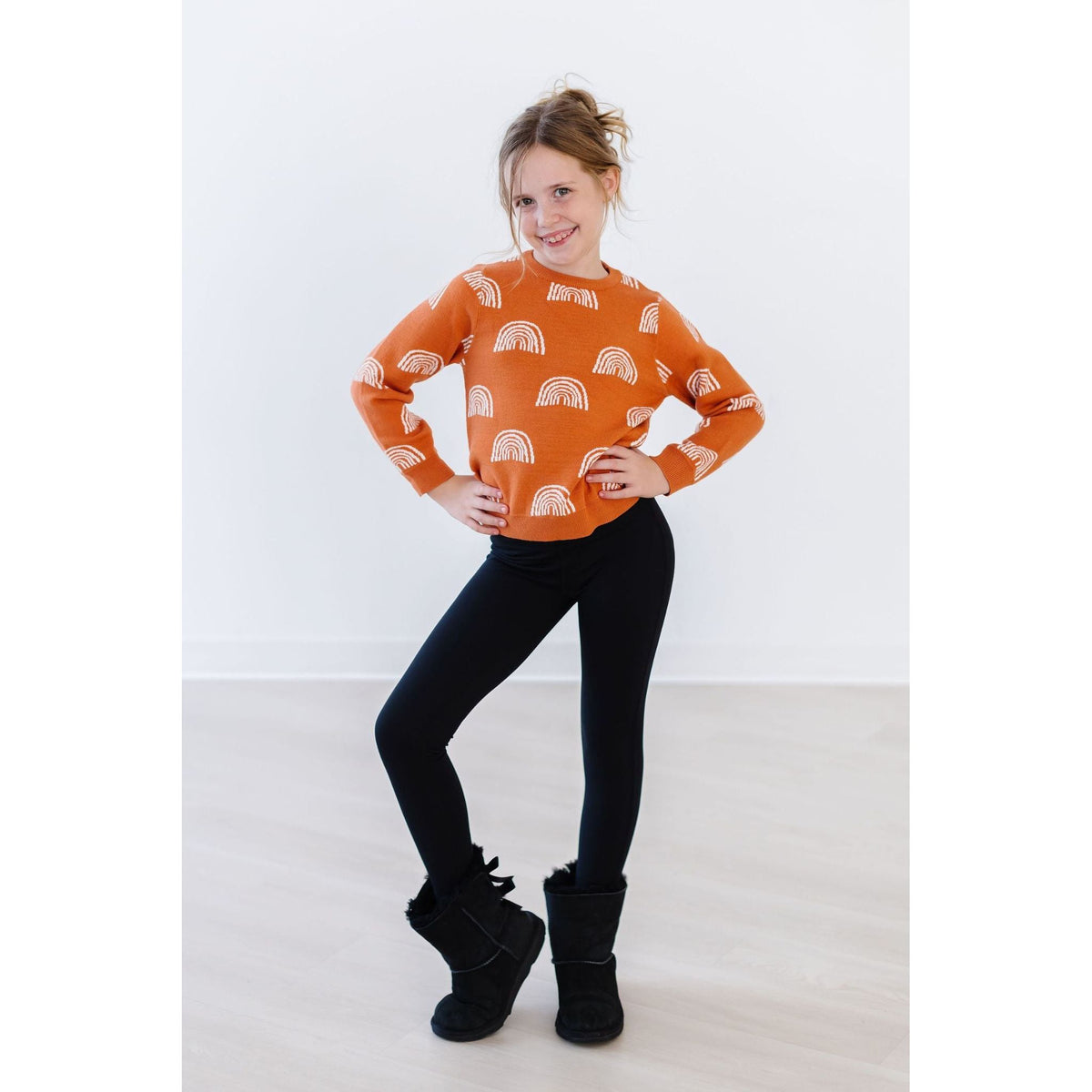 SALE Rainbows in Fall Sweater
