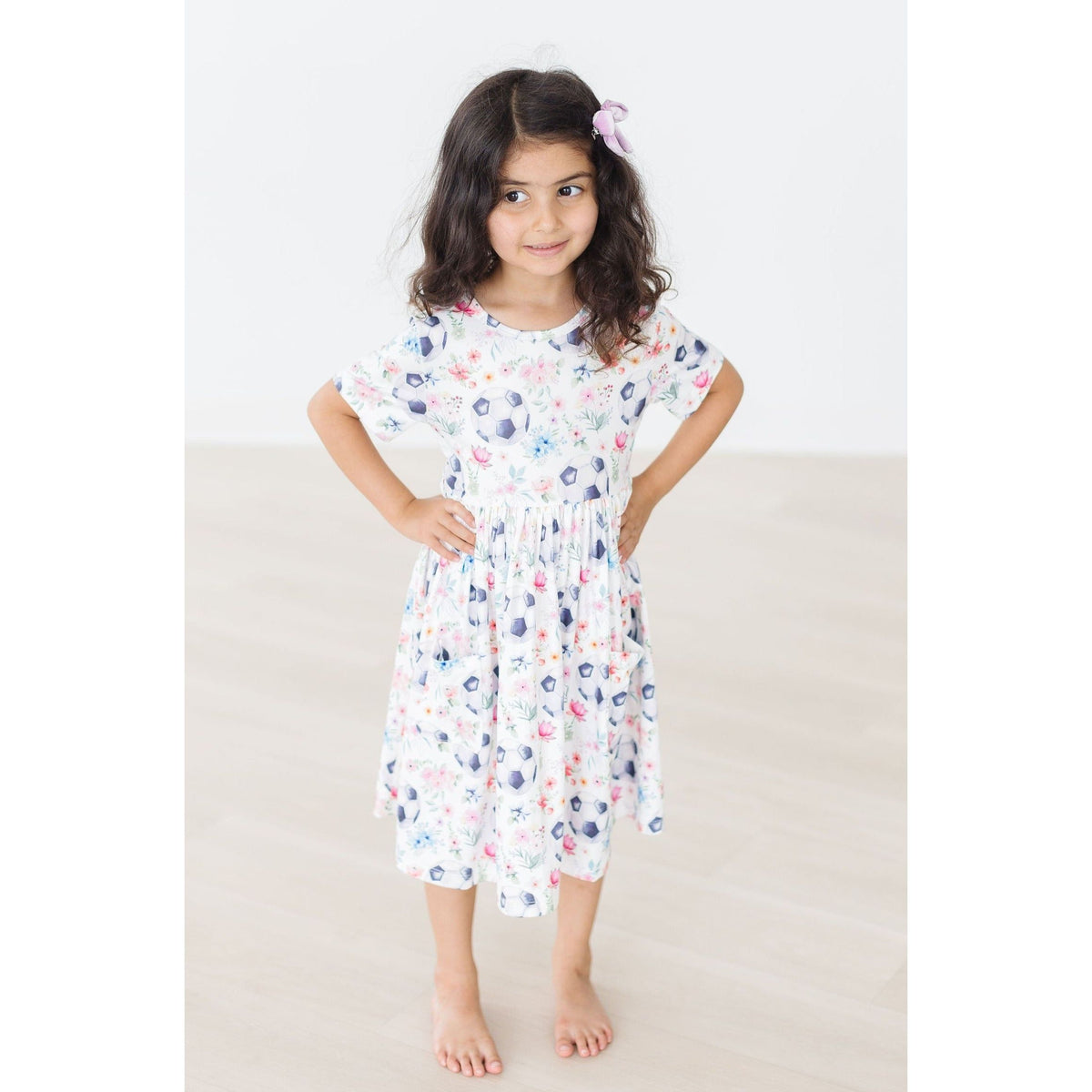 SALE Soccer Sweetie S/S Pocket Twirl Dress