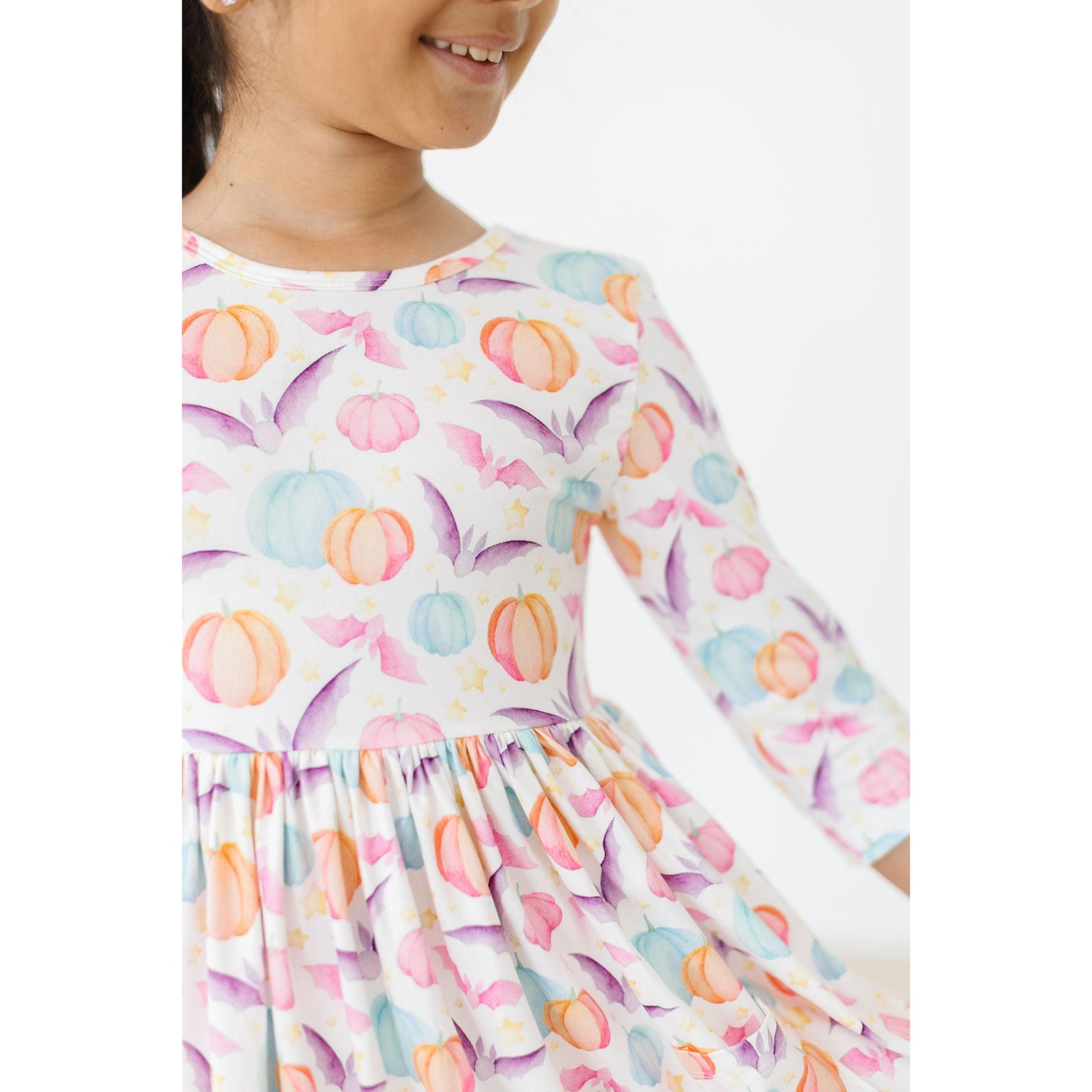 SALE Spooky Sweetheart 3/4 Sleeve Pocket Twirl Dress