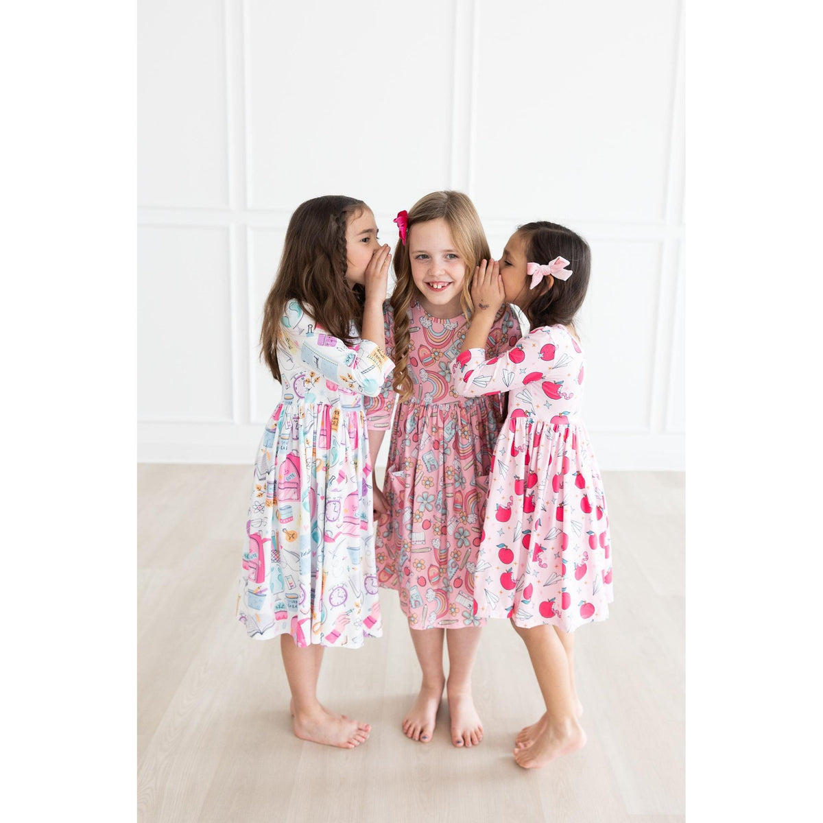 SALE Star Student 3/4 Sleeve Pocket Twirl Dress
