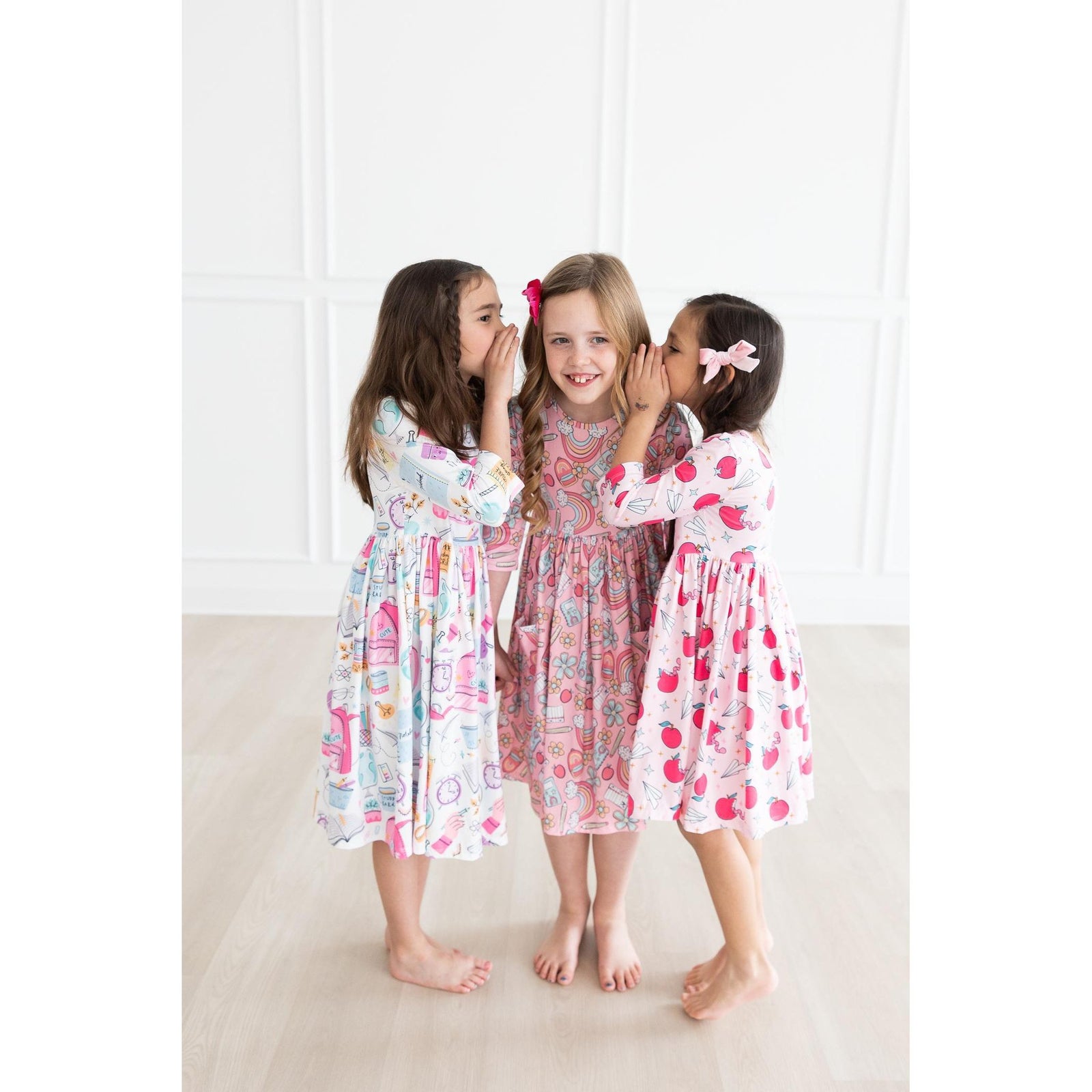 SALE Star Student 3/4 Sleeve Pocket Twirl Dress