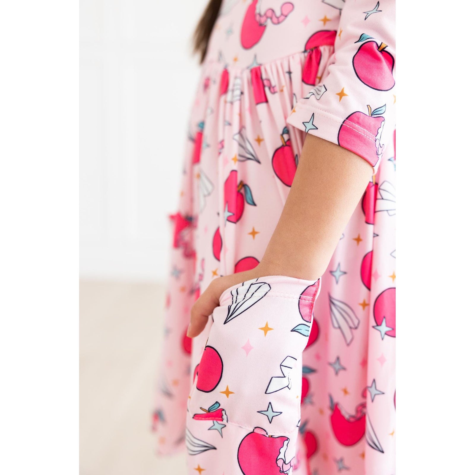 SALE Star Student 3/4 Sleeve Pocket Twirl Dress