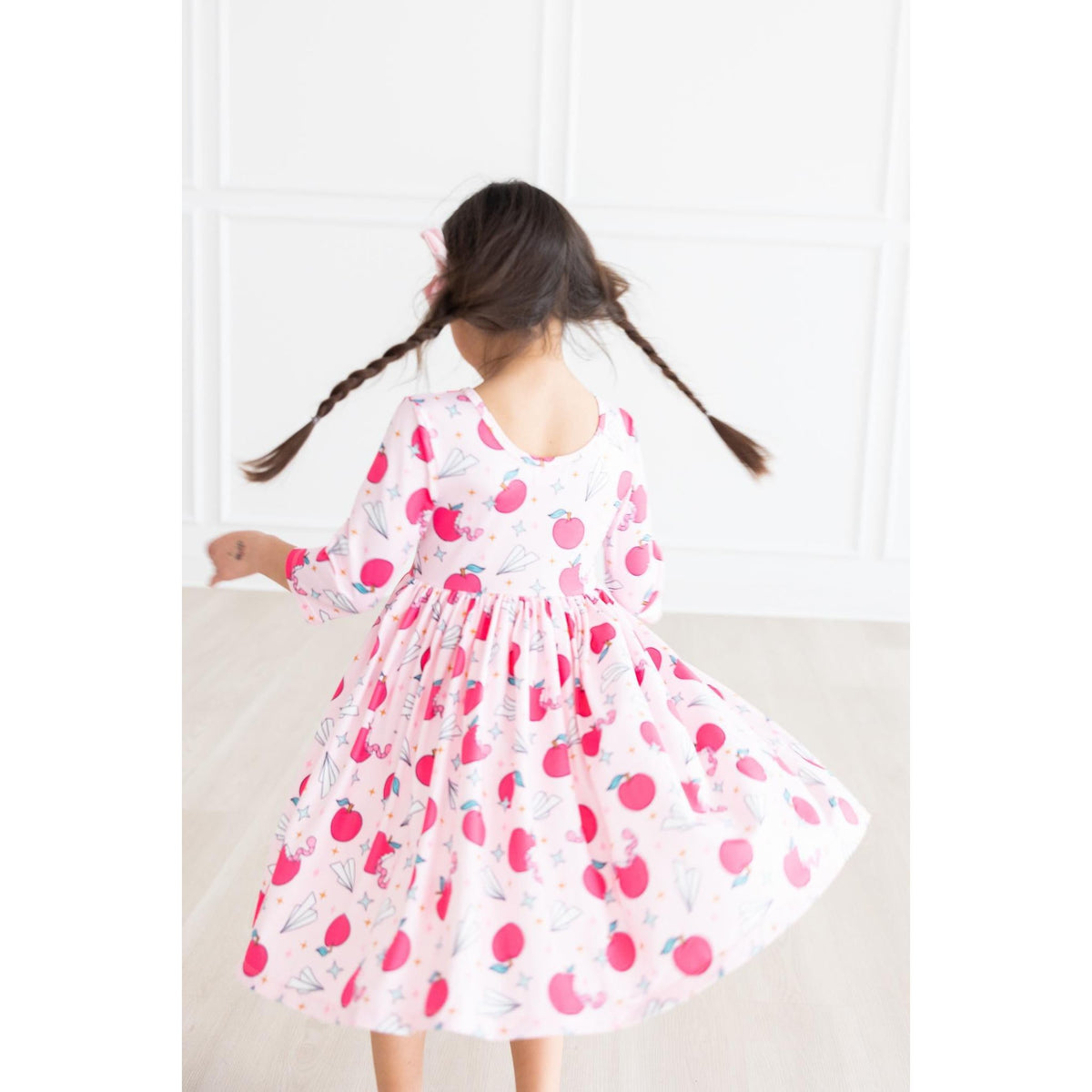 SALE Star Student 3/4 Sleeve Pocket Twirl Dress