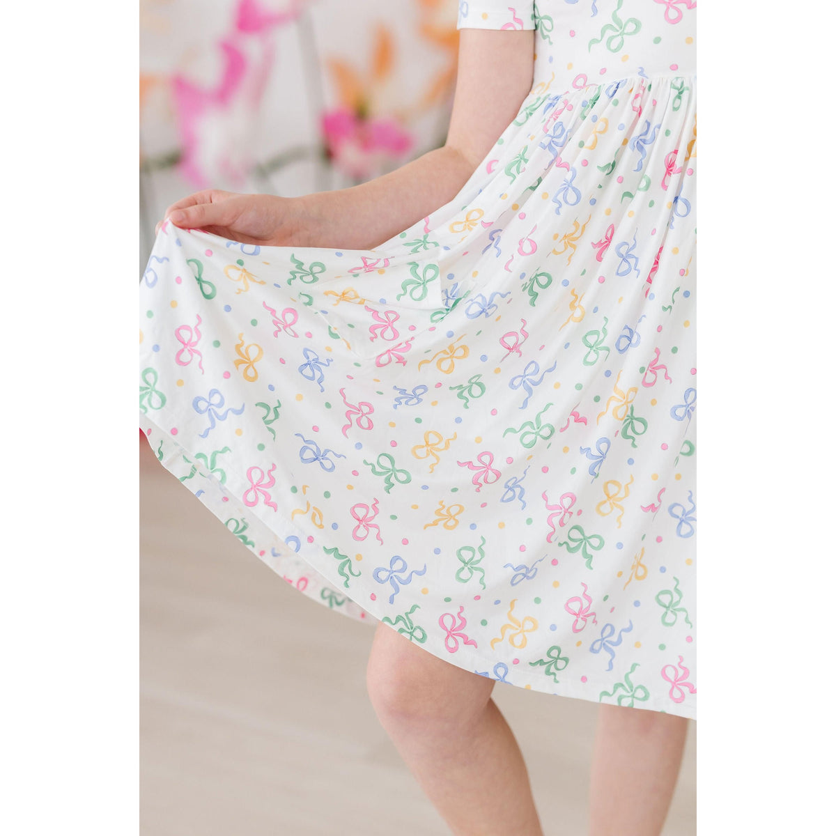 SALE Tied in Love S/S Pocket Twirl Dress