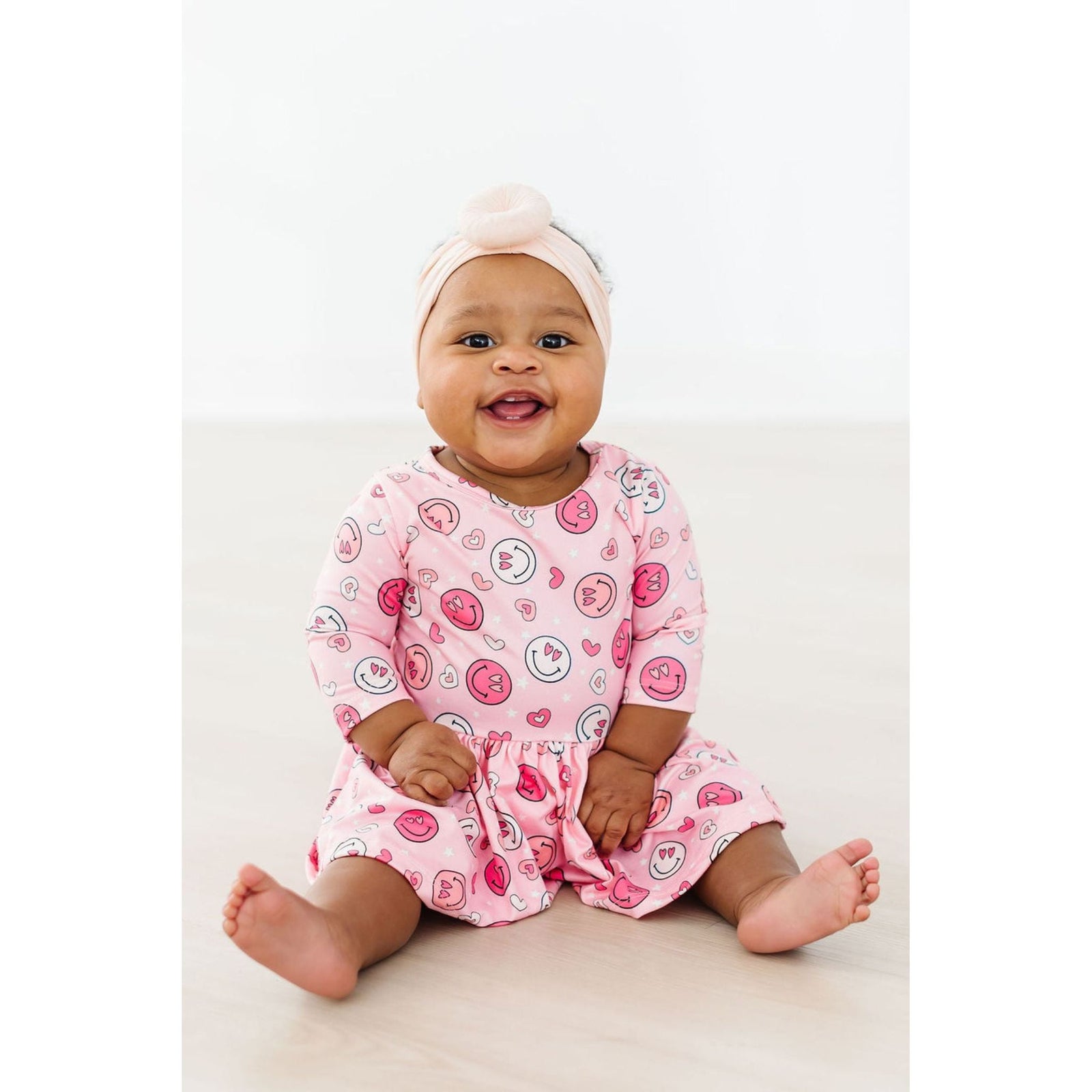 SALE You Make Me Happy 3/4 Sleeve Twirl Bodysuit