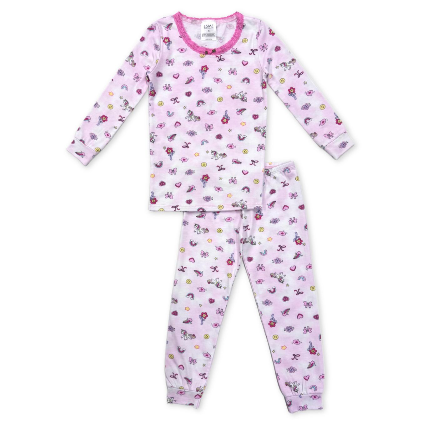 long sleeve pajama set | charms