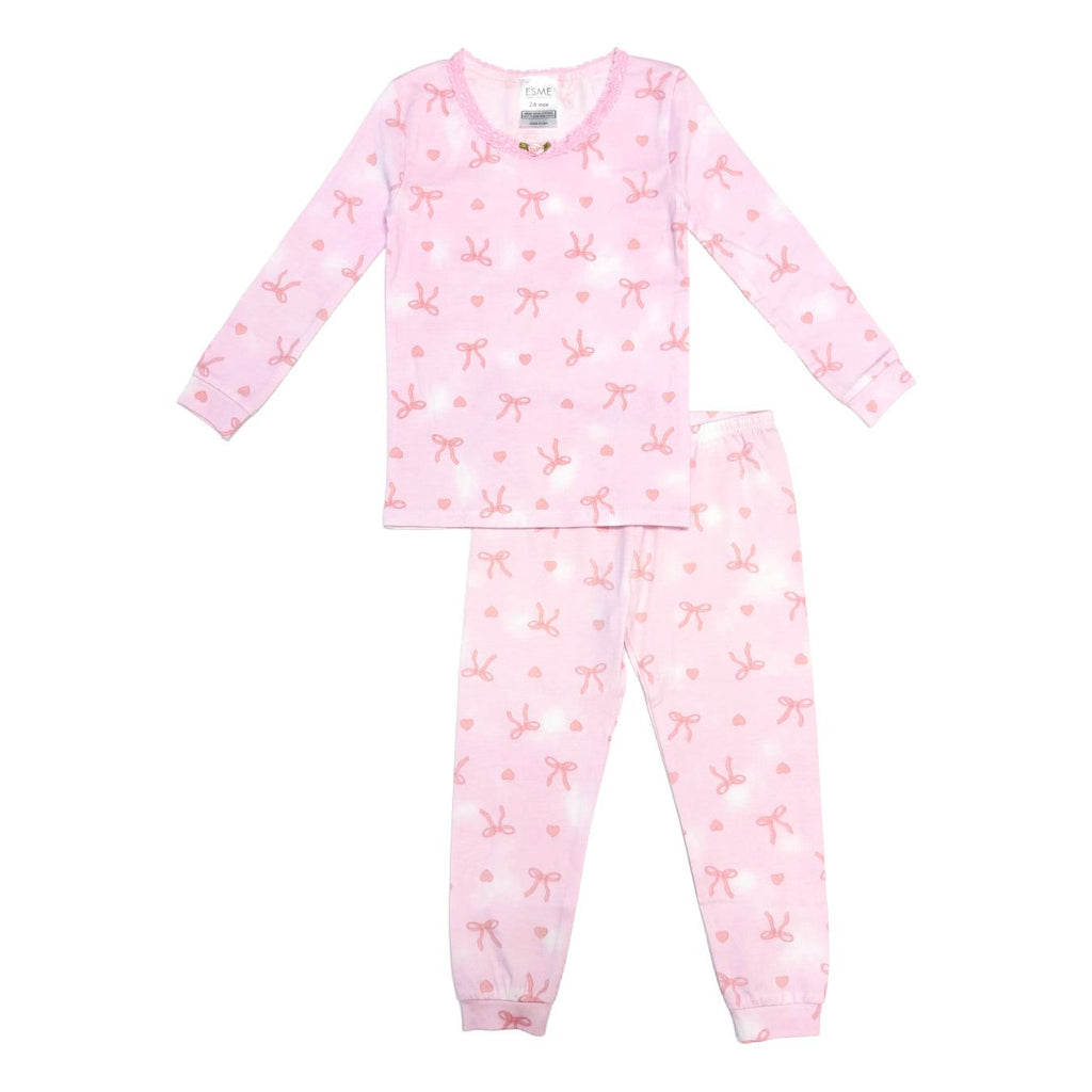 long sleeve pajama set | coquette